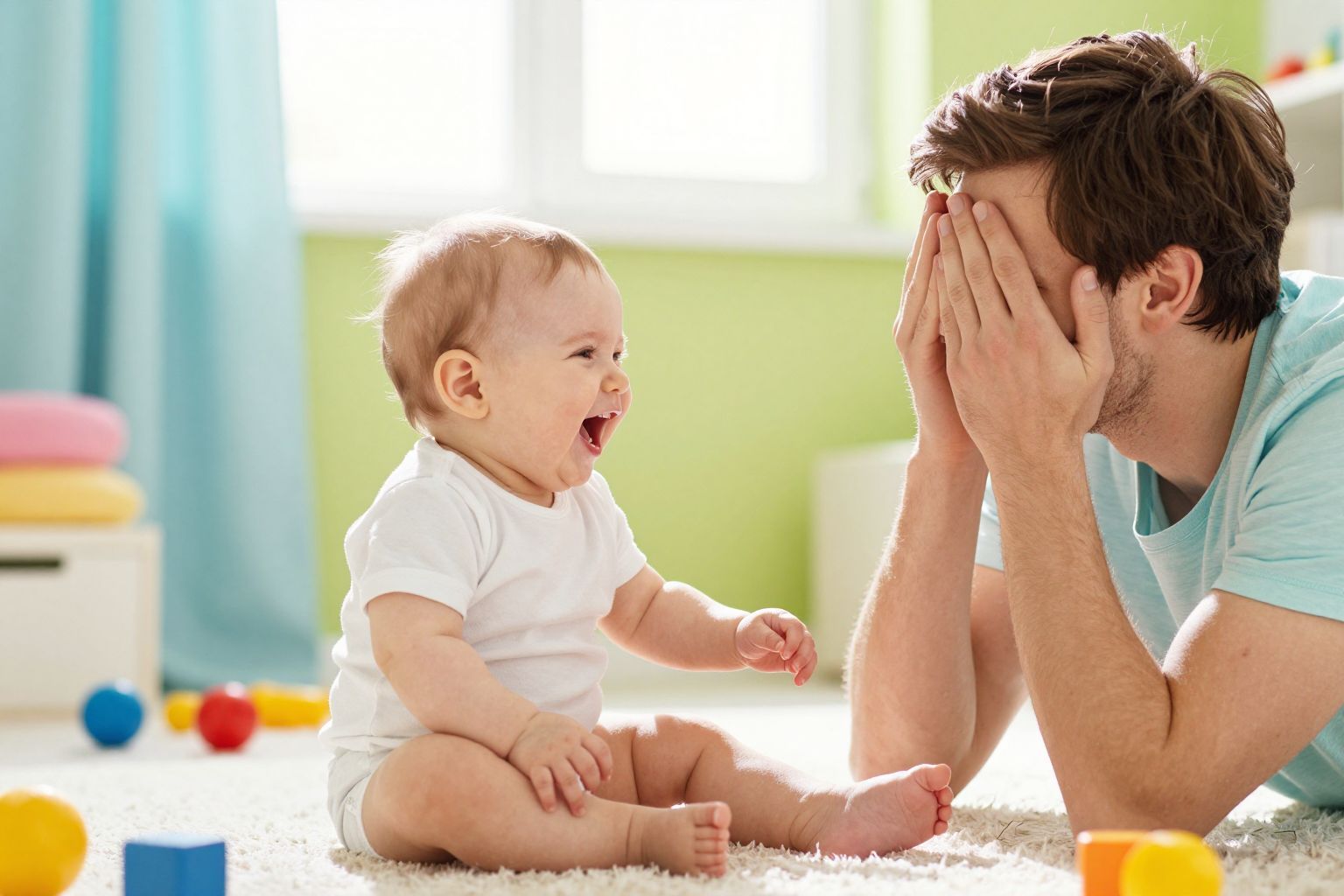 A kukucskálás elősegíti a bizalom és kiszámíthatóság fejlődését.