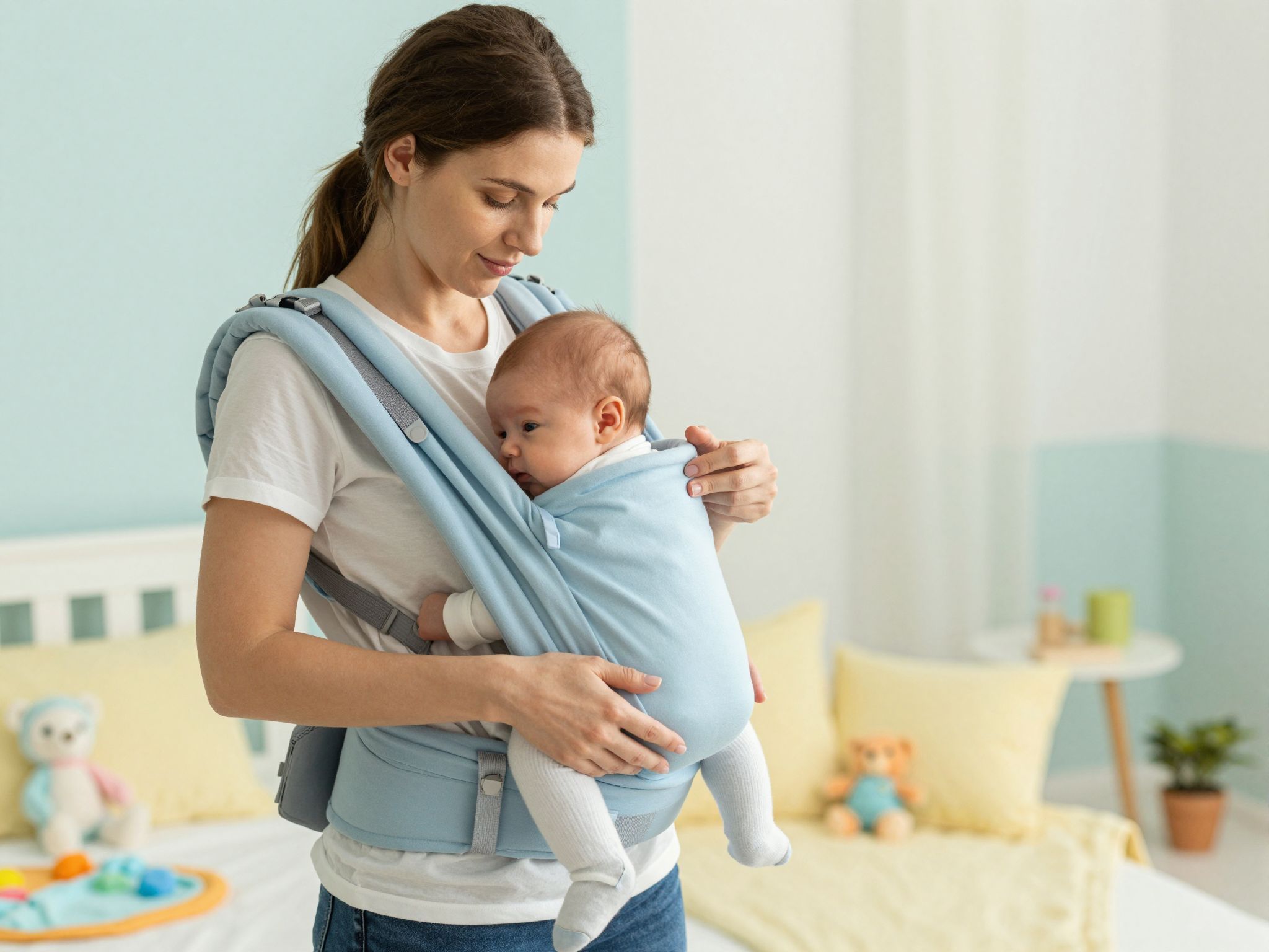 A helyes beállítás elősegíti a baba kényelmét és biztonságát.