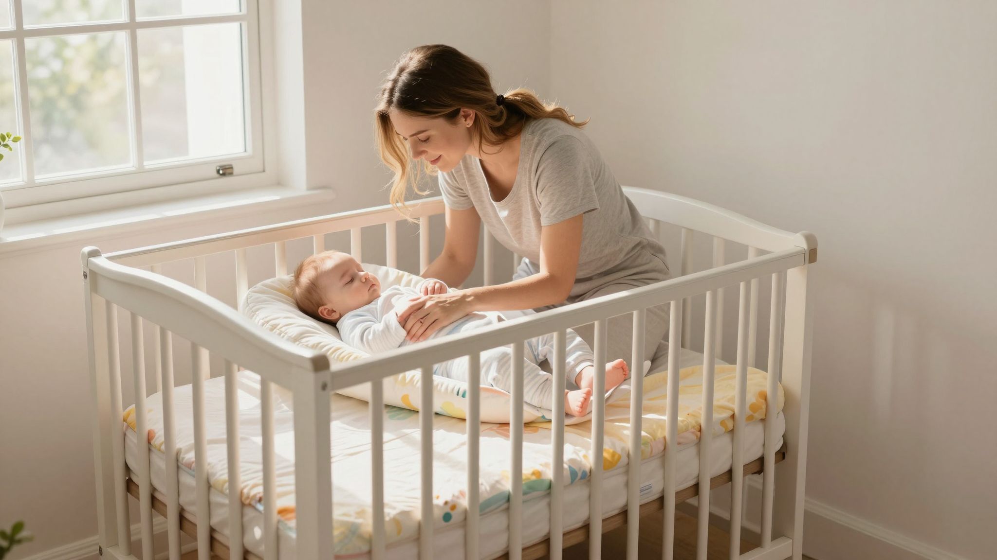 A kiságy elhelyezése meghatározza a baba alvásminőségét.
