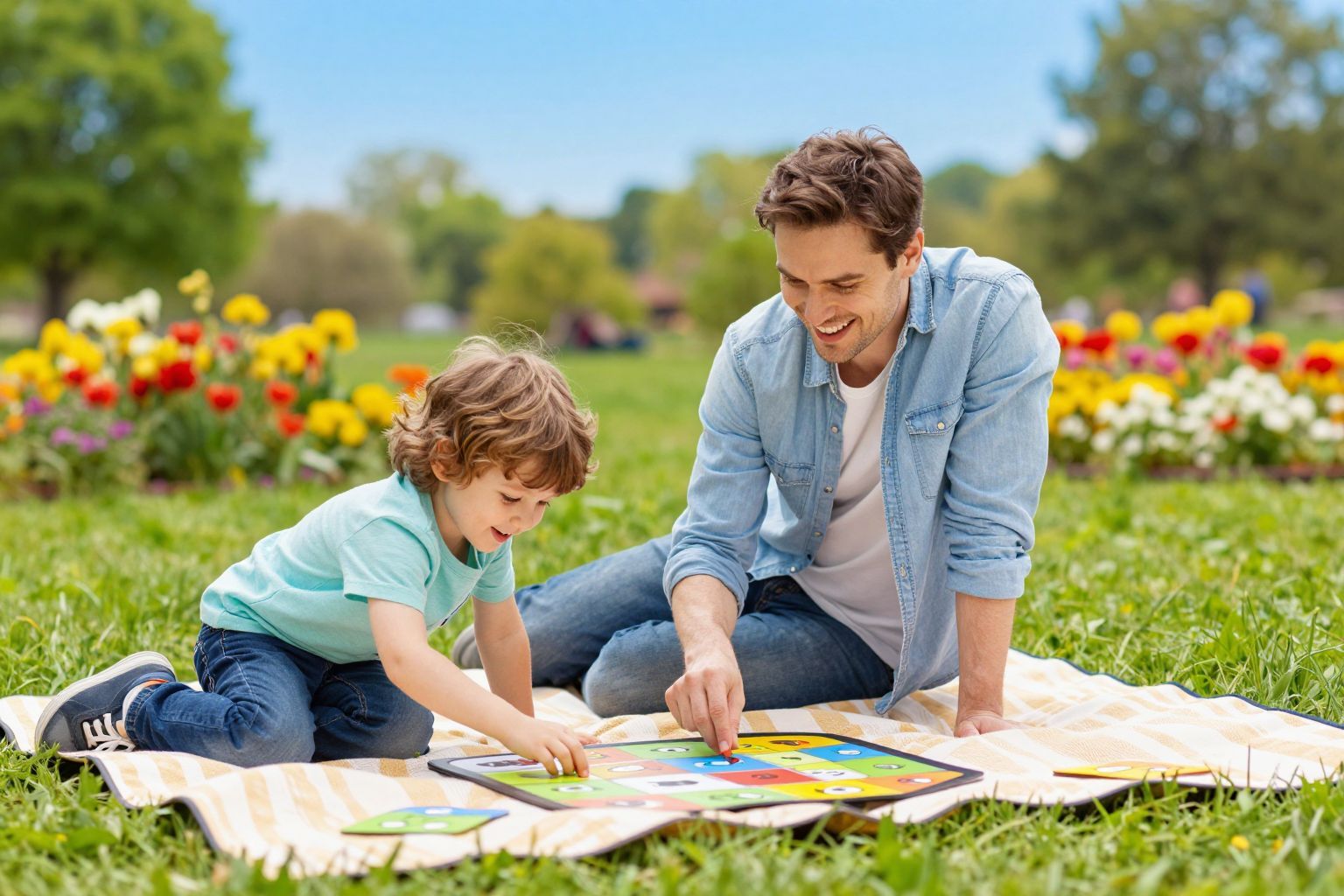 A közös játék élménye megerősíti a szülő-gyermek kapcsolatot.