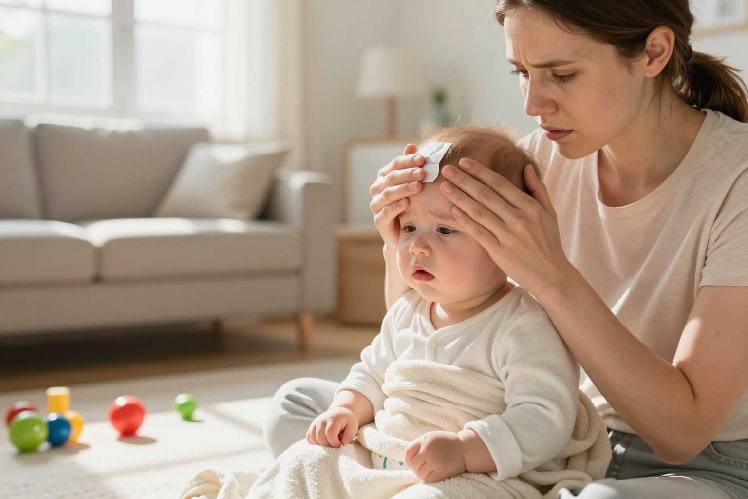 Csecsemőknél a száraz bőr azonnali figyelmet igényel.