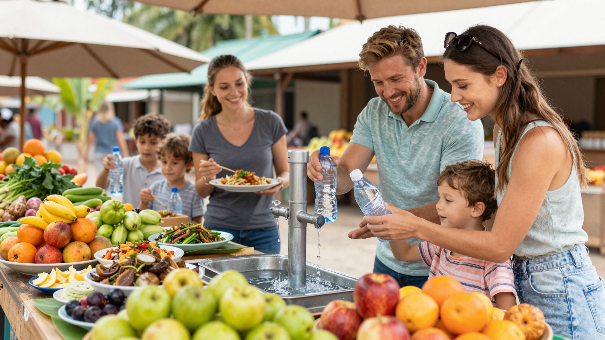 Az étel- és vízhigiénia alapvető a biztonságos utazáshoz.