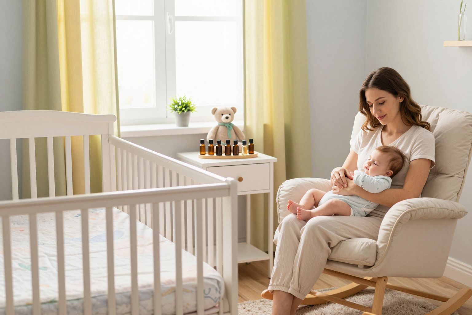 Levendula illóolaj segíti a babák nyugodt alvását.