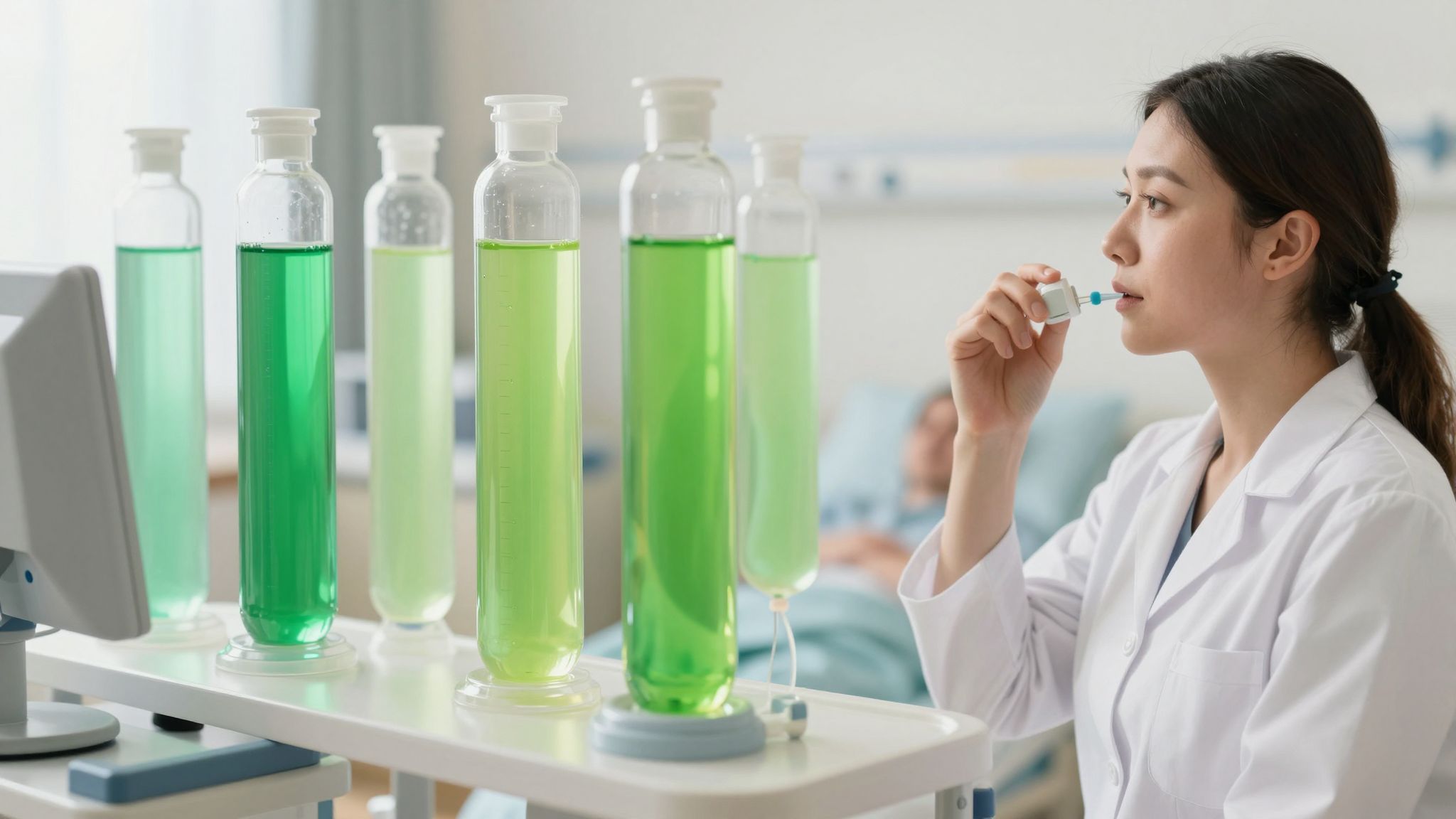 A zöld magzatvíz a magzat oxigénhiányára utalhat.