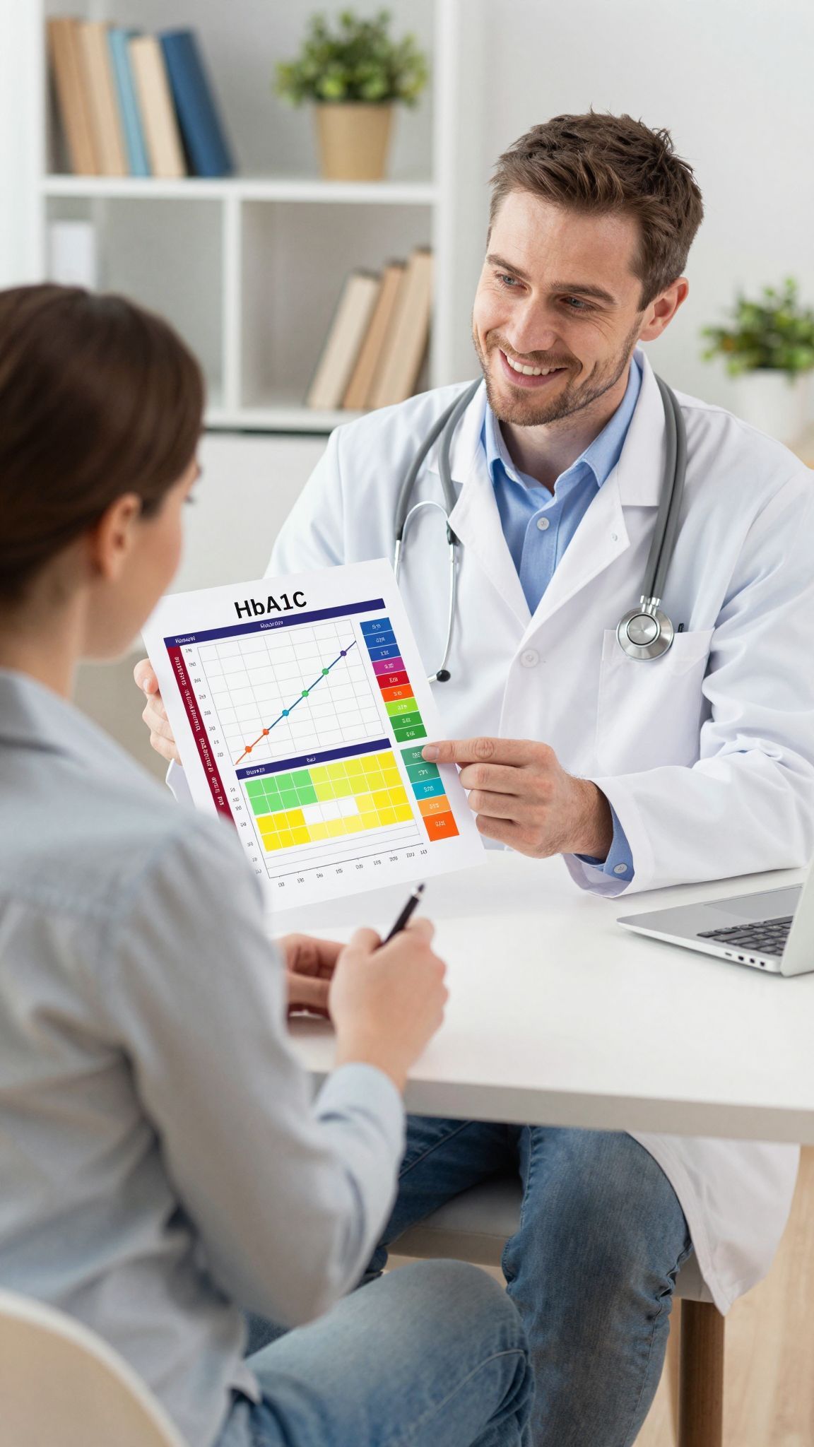 A HbA1c-szint a hosszú távú vércukorszintet jelzi.