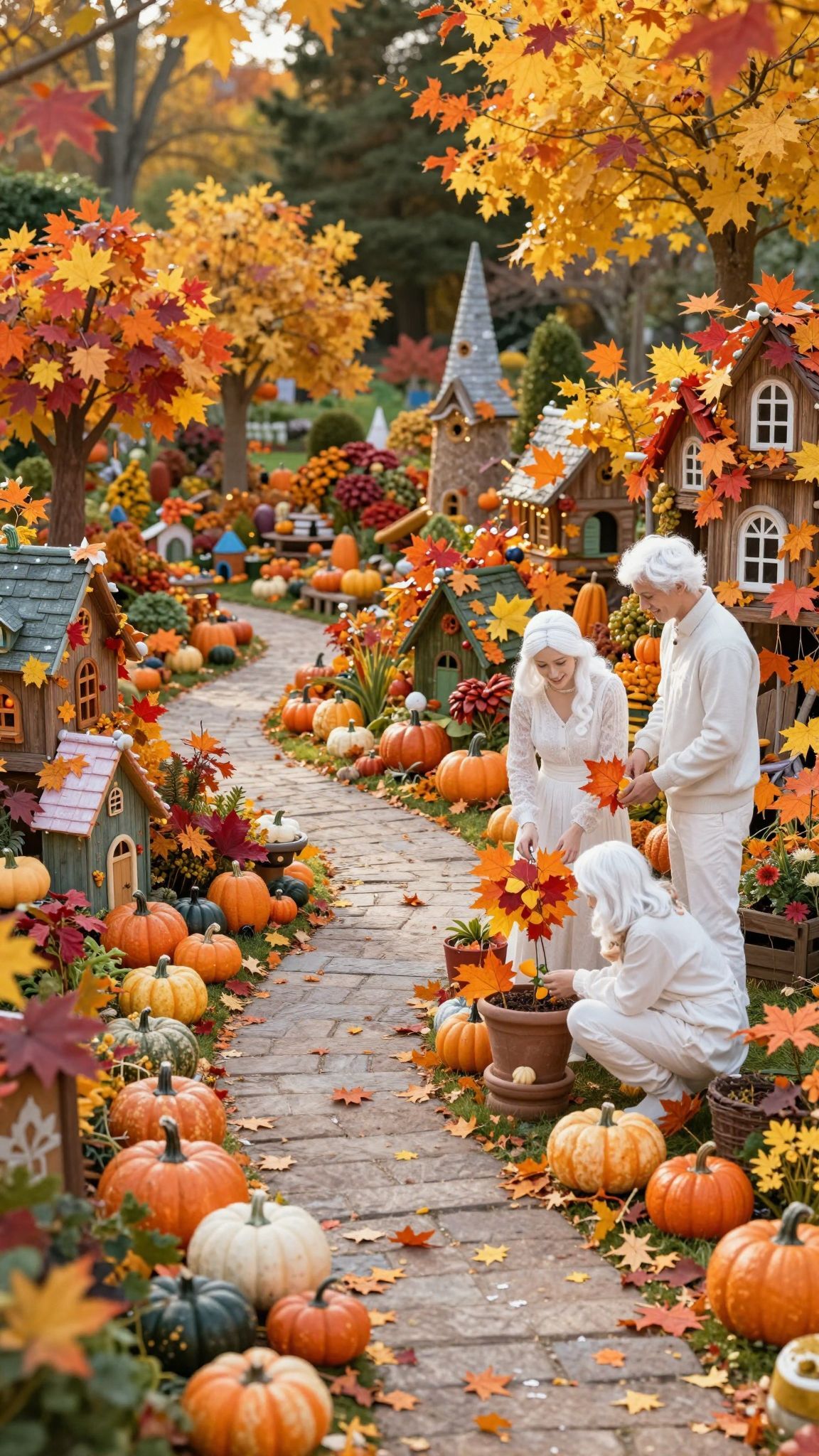 A mini-tájképek tündérkertek varázsát hozza az őszbe.