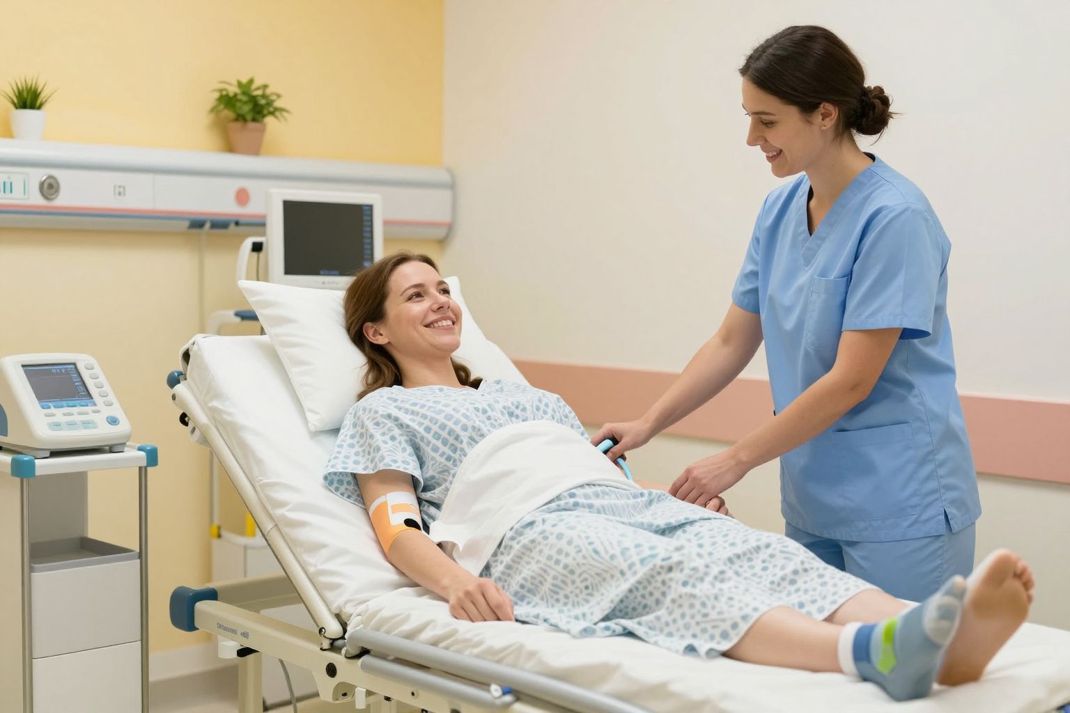 A sétáló epidurális technika lehetővé teszi a szabad mozgást.