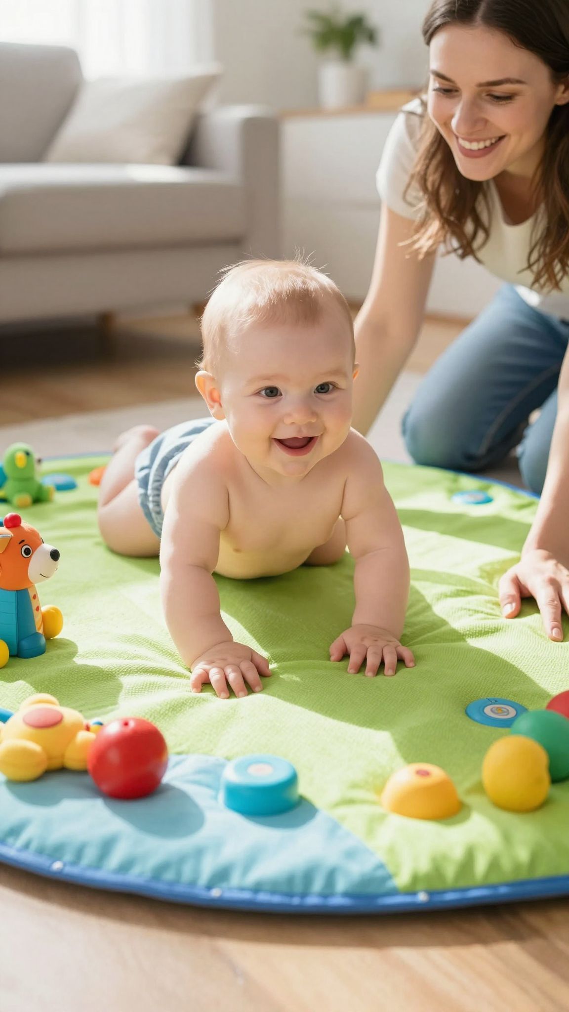 A motoros lánc erősíti a baba izomzatát és koordinációját.