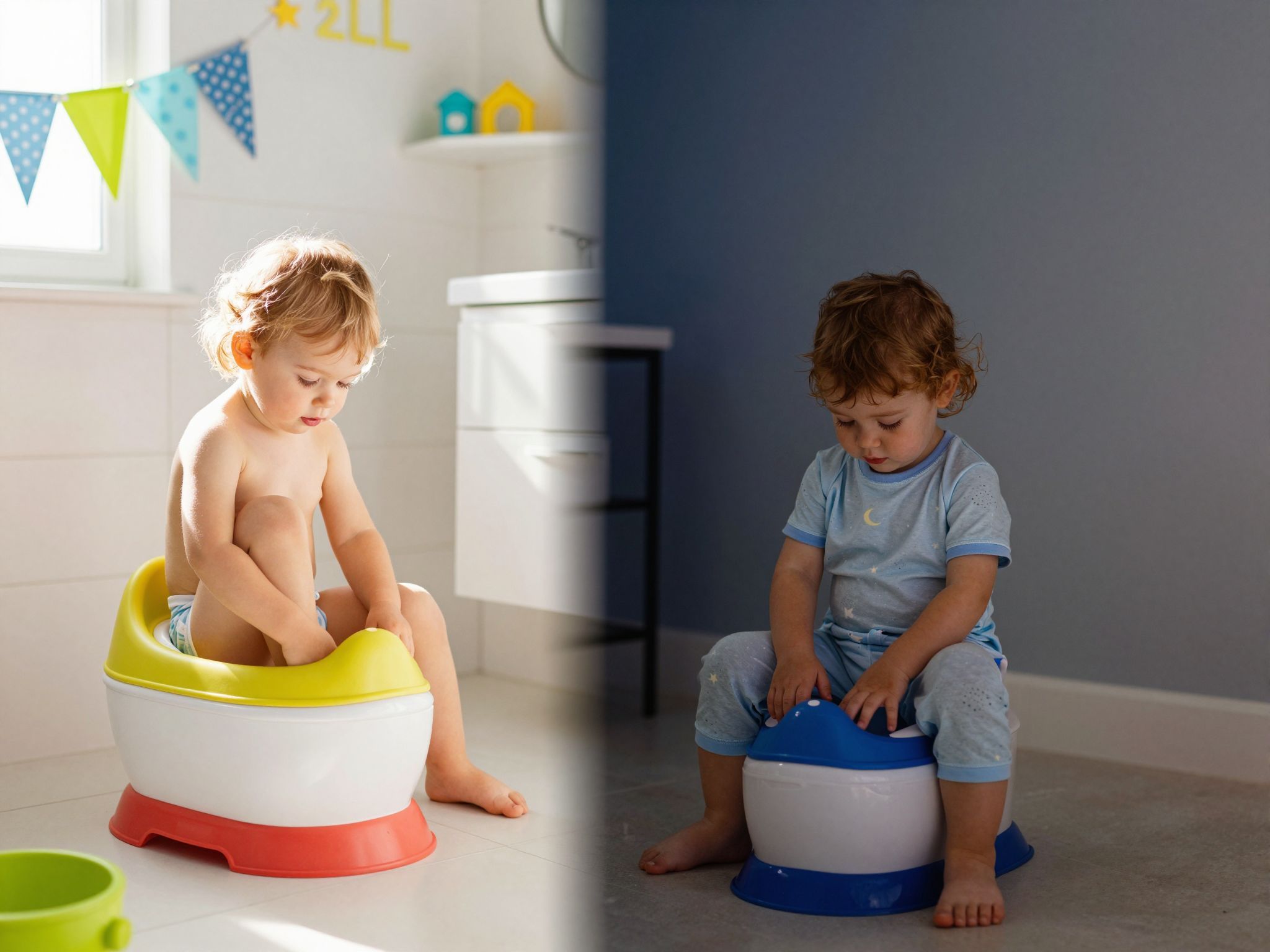 A nappali szobatisztaság gyorsabb, mint az éjszakai folyamat.