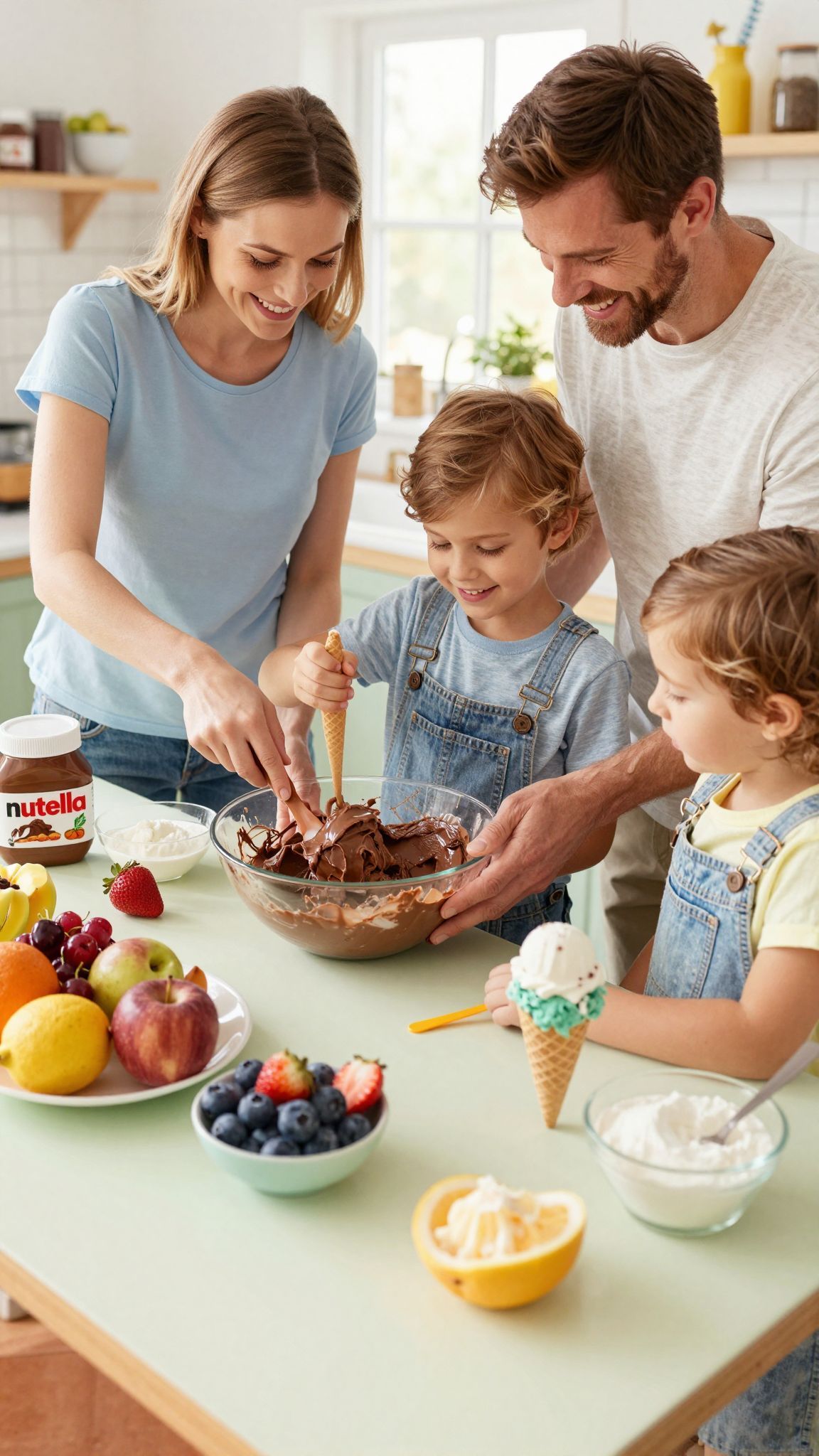 A Nutellás fagyi elkészítése közös élmény, ami összeköt!