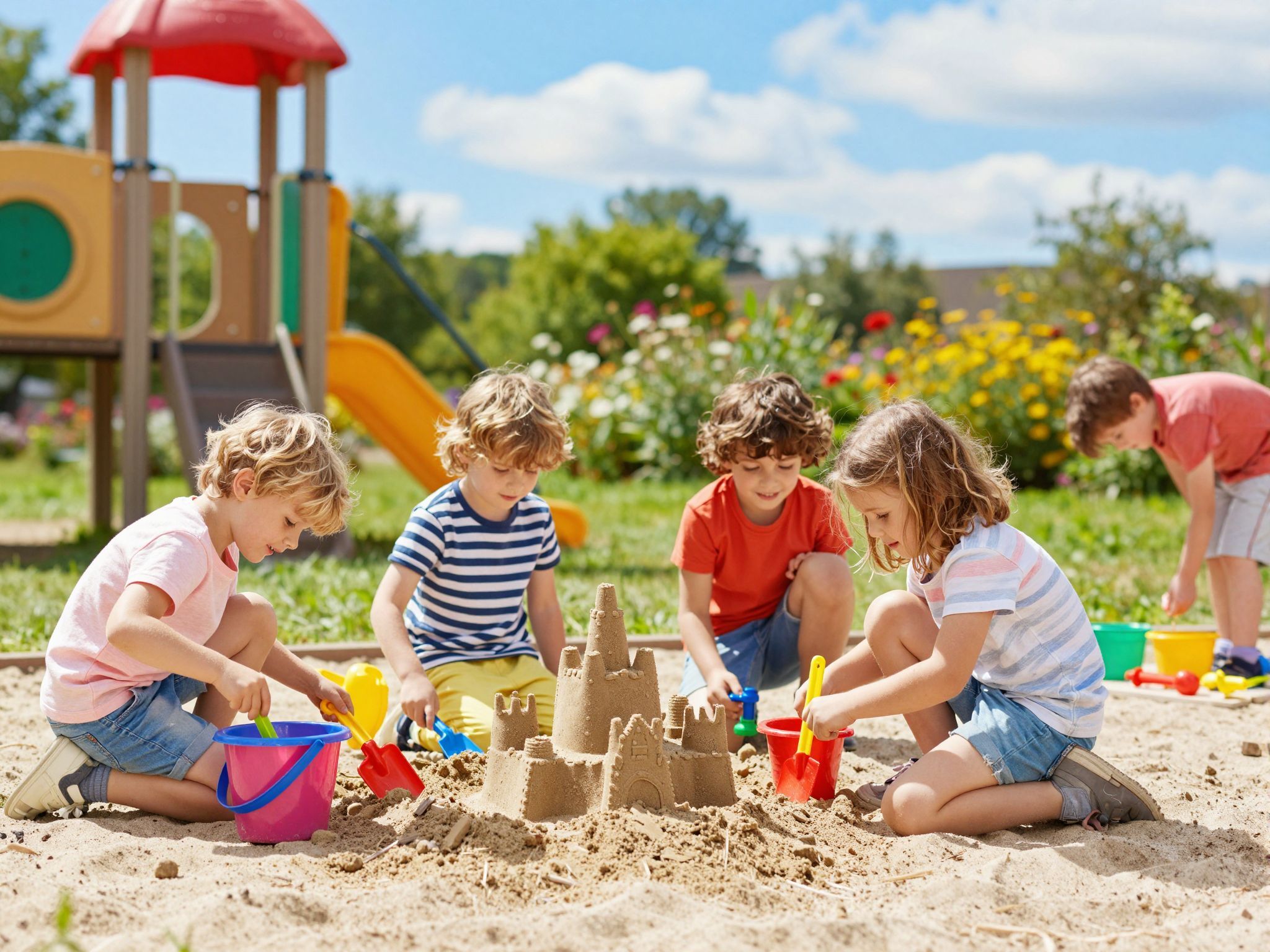 A párhuzamos játék elősegíti a társas interakciókat.
