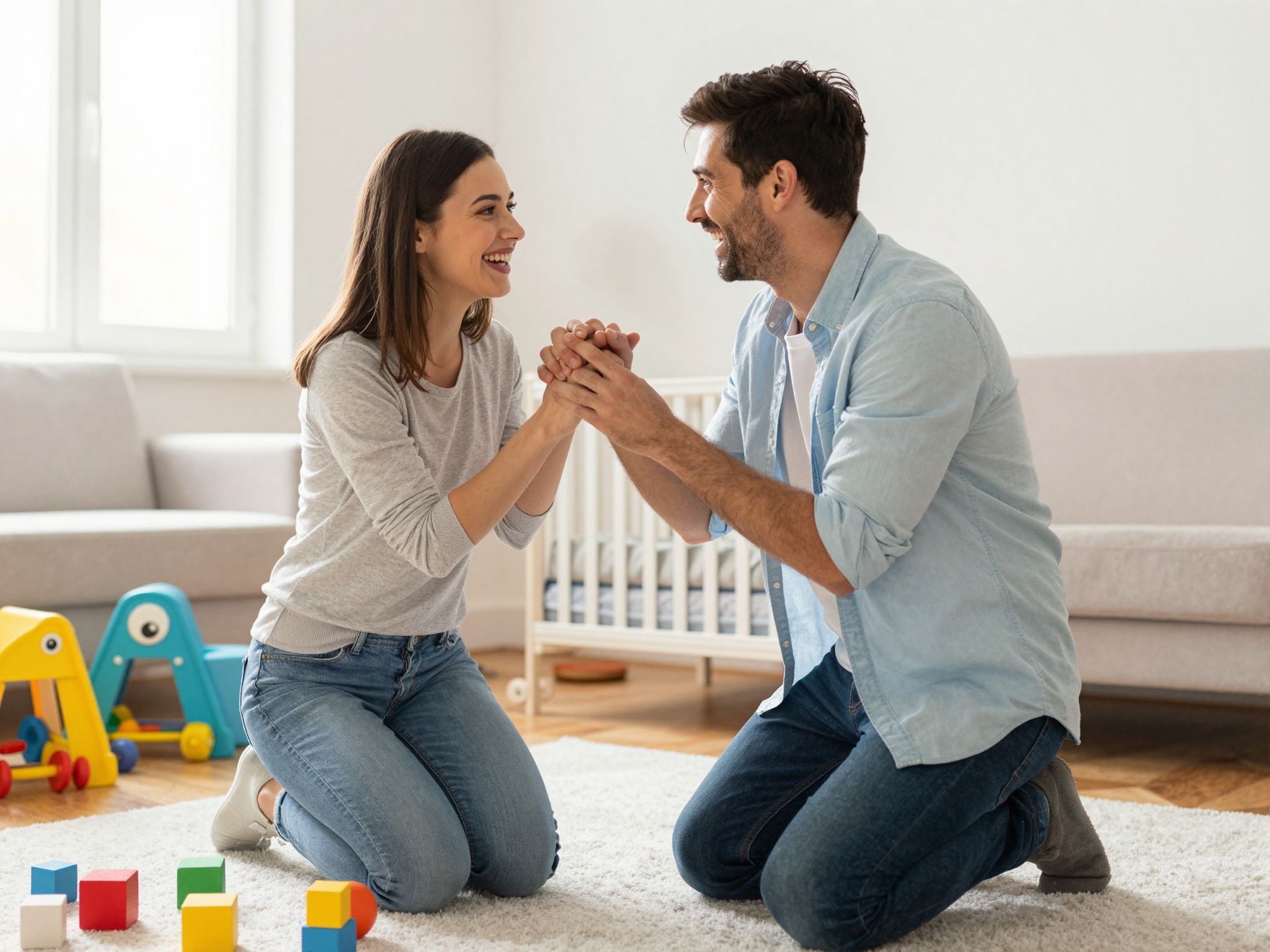 A gyermek érkezése új dinamika a párkapcsolatban.