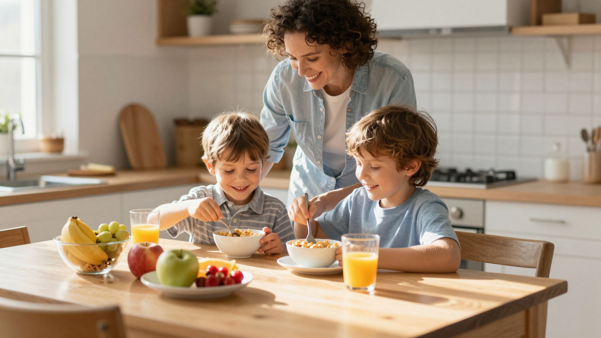 A reggeli rutin segít csökkenteni a gyerekek szorongását.