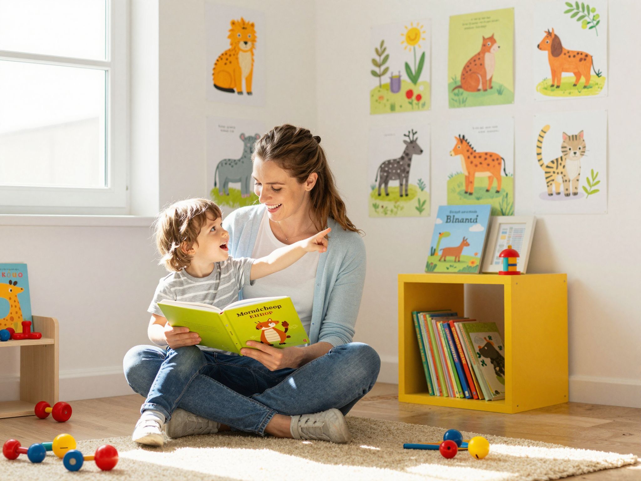 A ritmus a gyermekek nyelvi fejlődését is segíti.