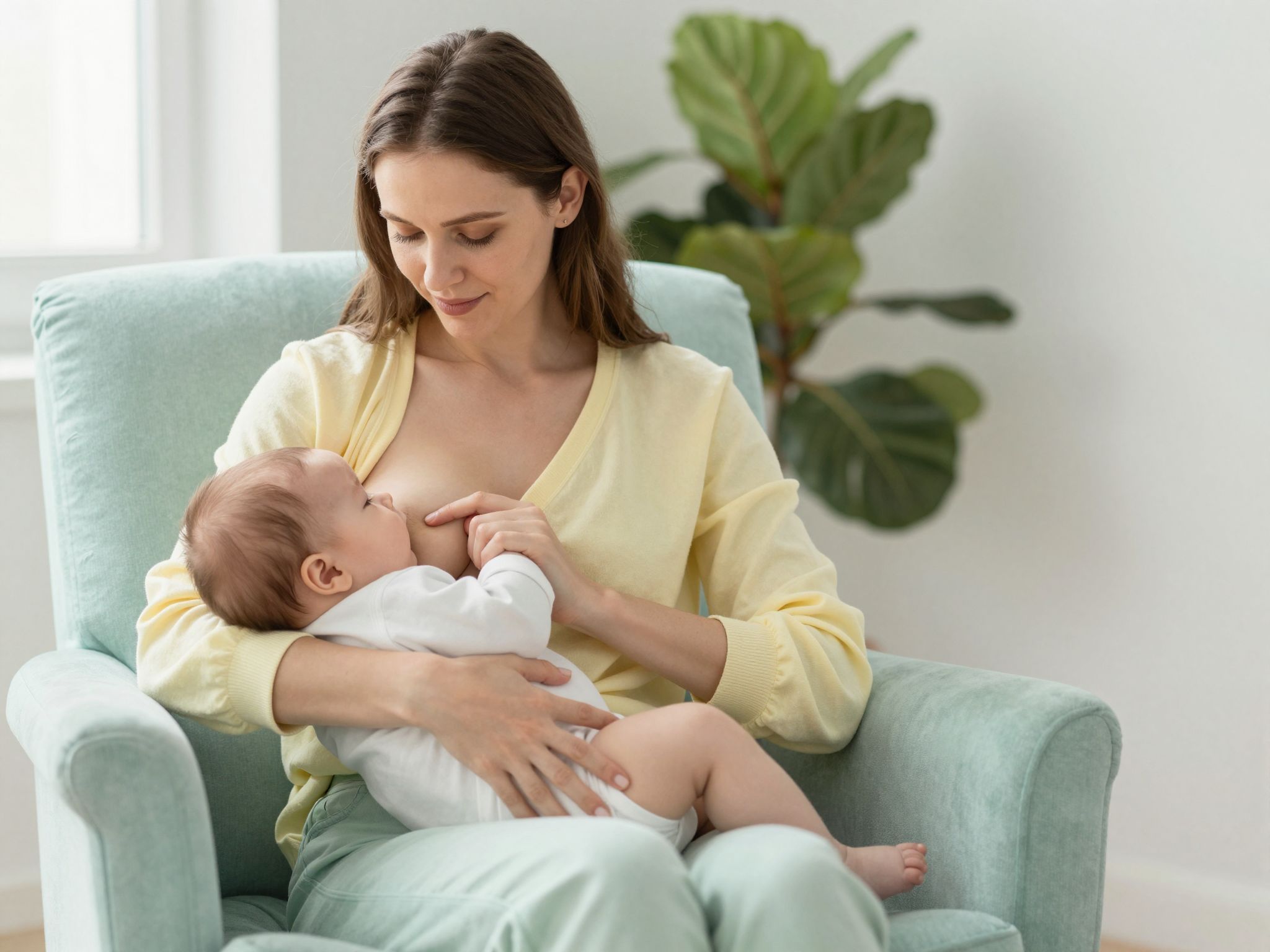 A szoptatás elősegíti a heggyógyulást és a fájdalomcsillapítást.