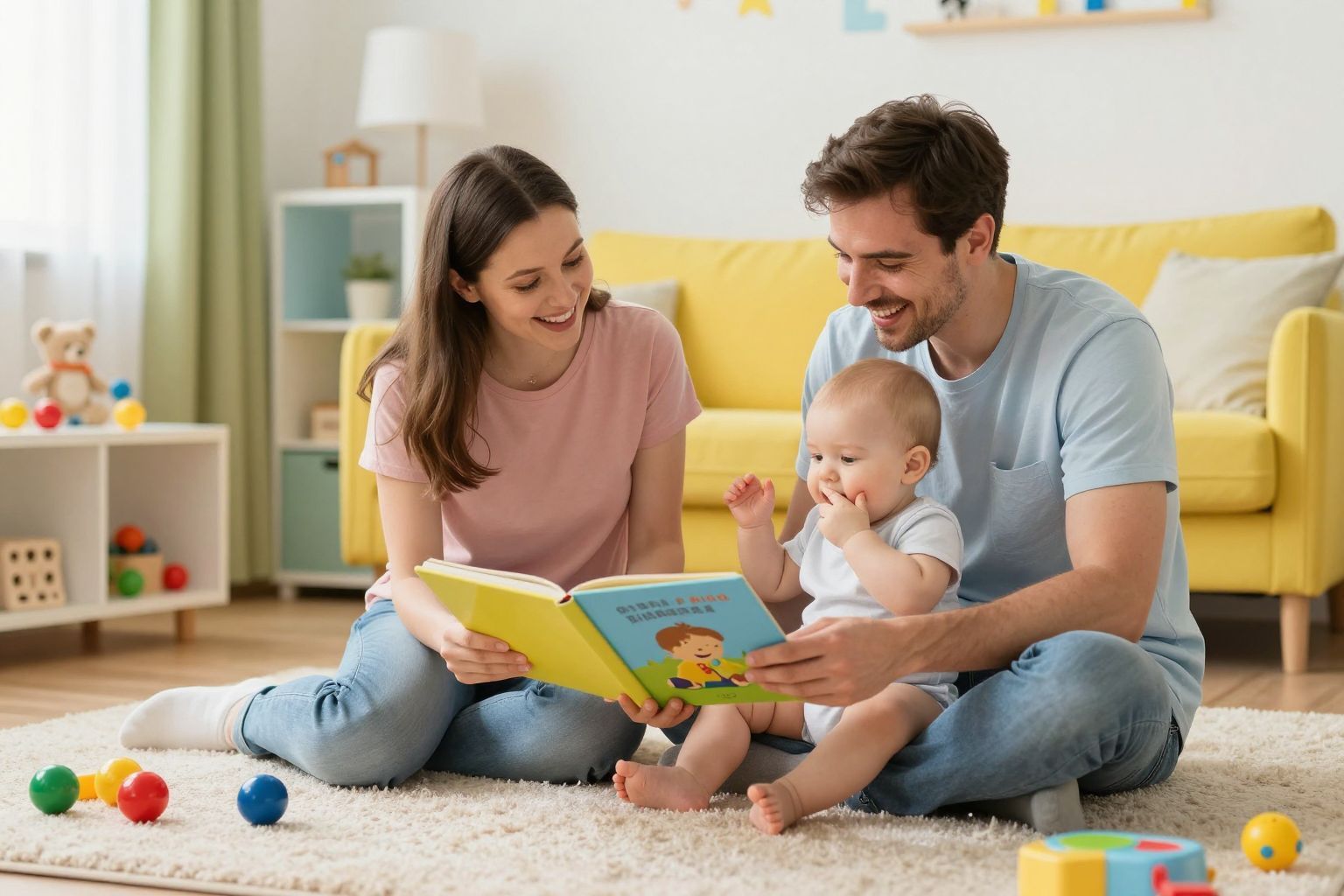 A szülői támogatás elősegíti a baba kommunikációs fejlődését.