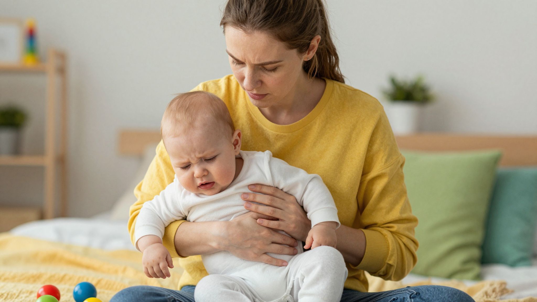 A helyes táplálás csökkentheti a hasfájást babáknál.