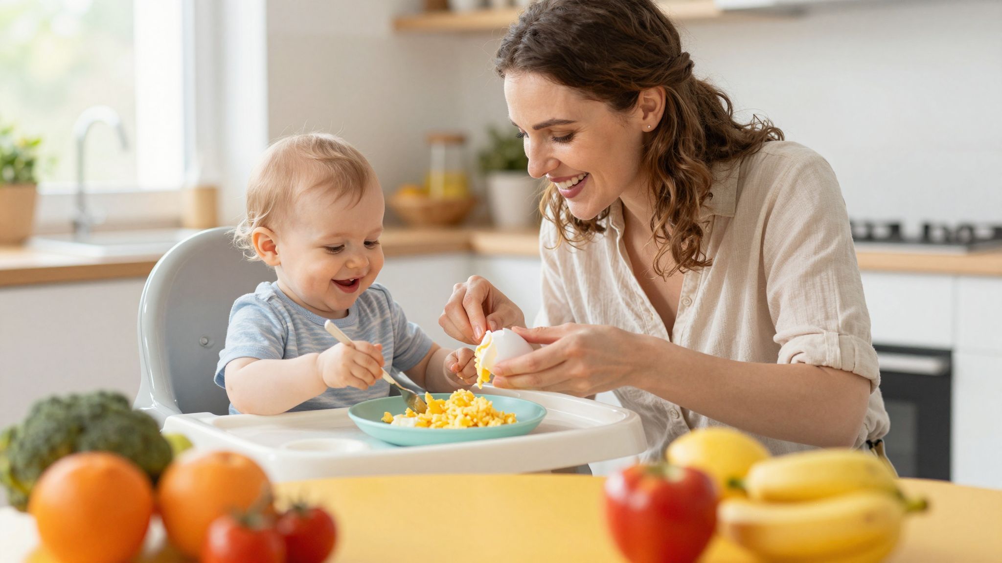 A tojás bevezetése segíthet az allergiák megelőzésében.