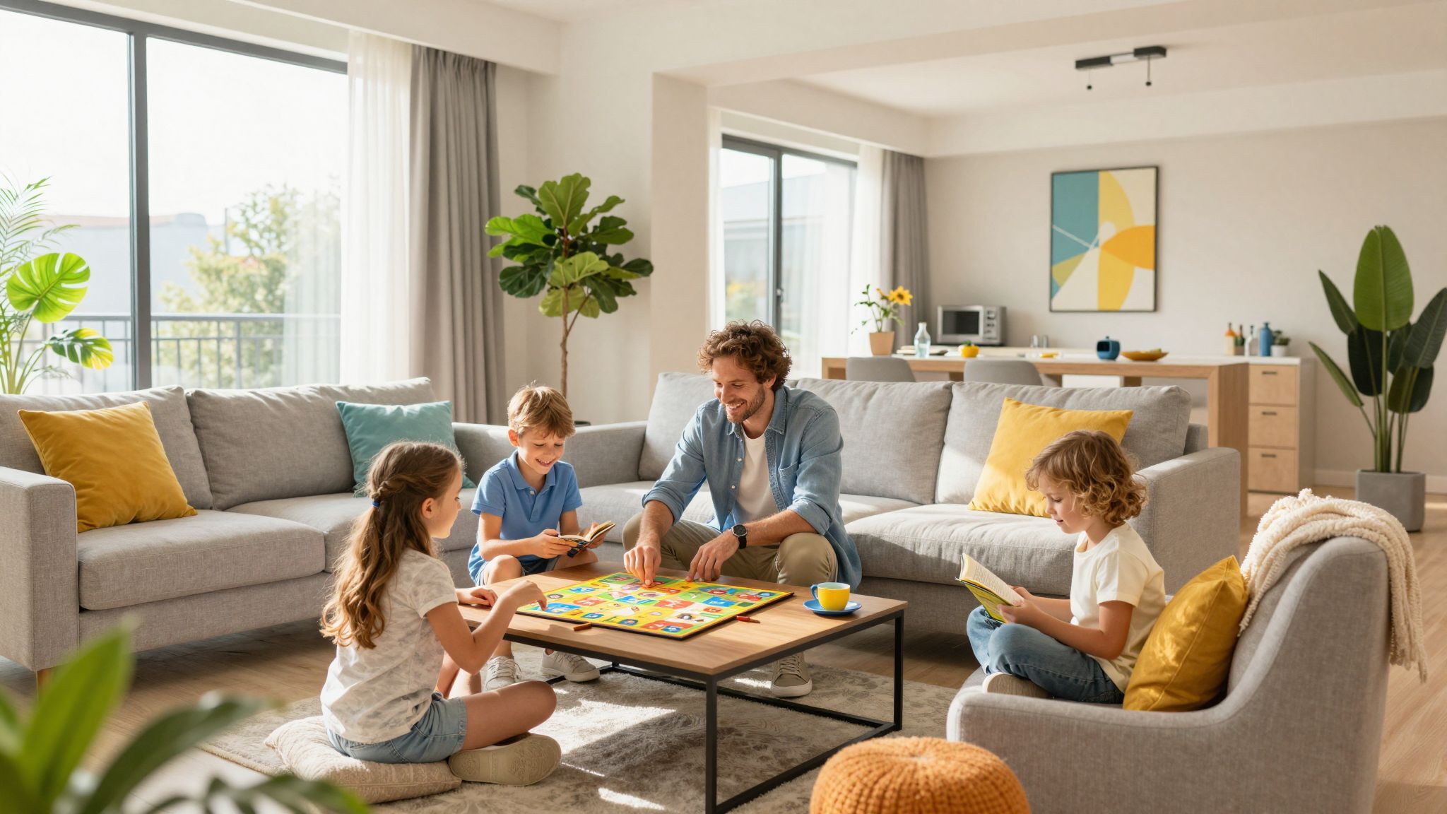 Összenyitható terek: rugalmas megoldás a családi pihenéshez.