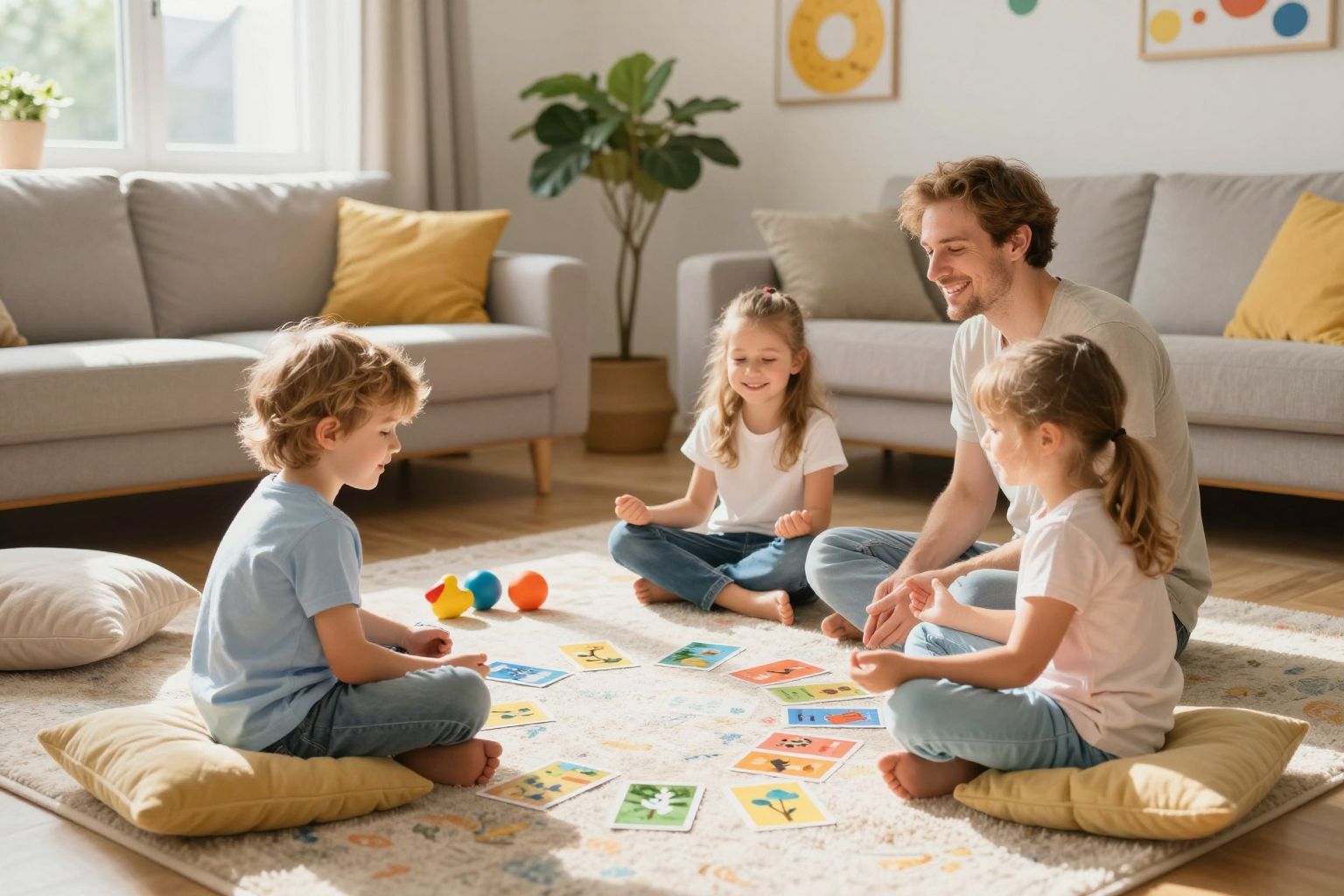 A tudatos jelenlét segít a gyerekek stresszkezelésében.