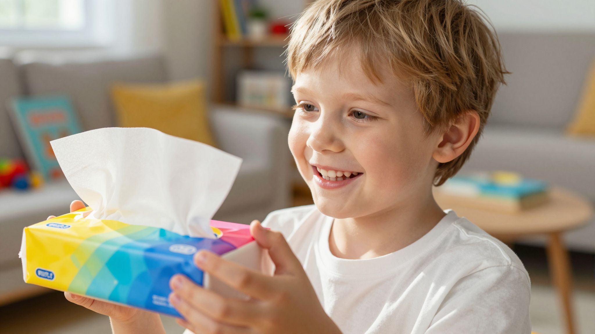 A természetes zsebkendők bőrbarátabbak és környezetbarátabbak.