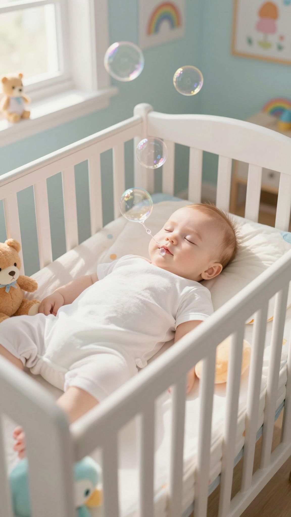 A nyálfolyás alvás közben normális a babáknál.