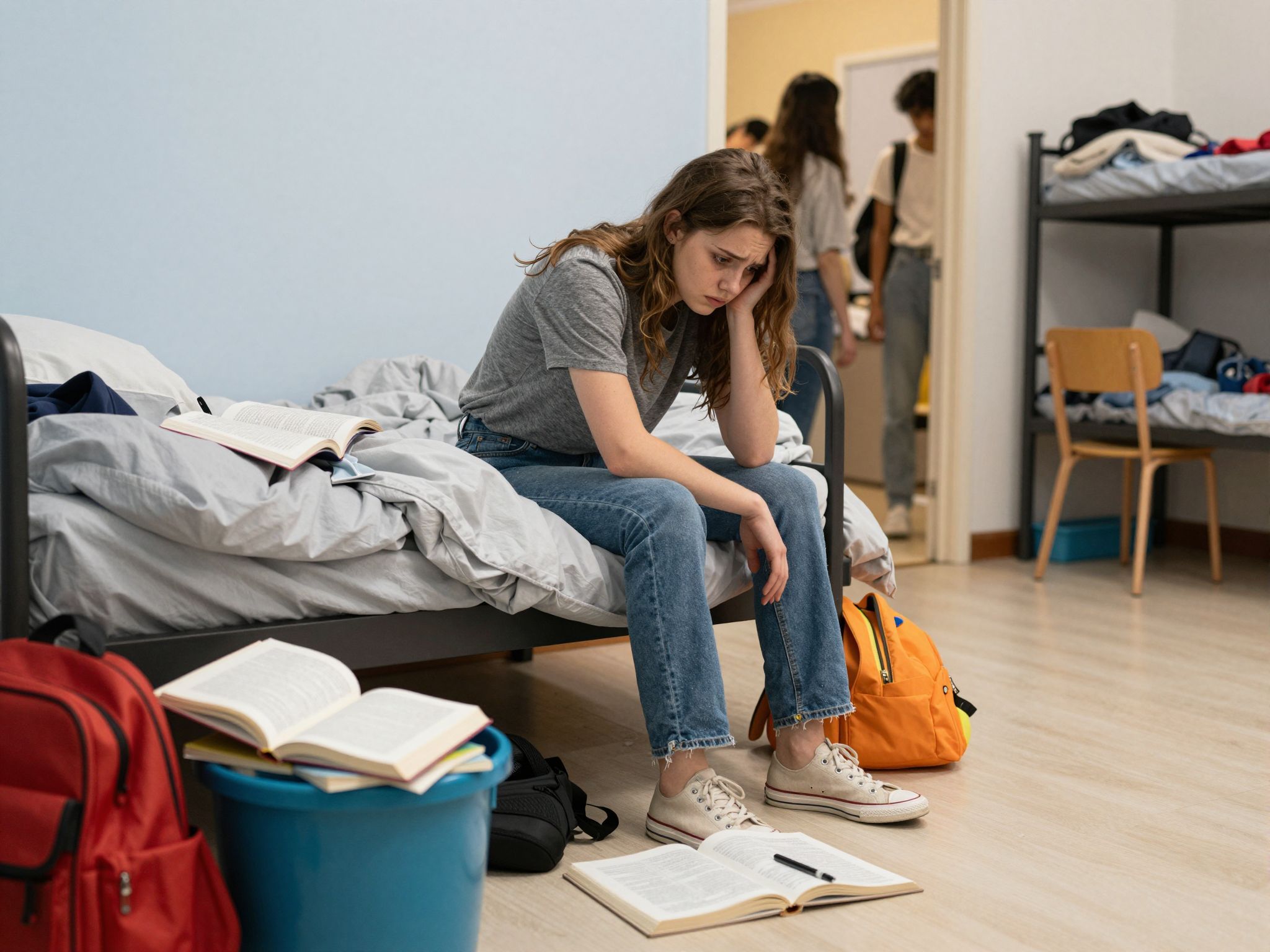 A szobák gyakran a zaklatás színterévé válnak.