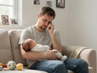 Amikor apa szomorú a baba születése után: tünetek, okok és segítség az apai depresszió esetén