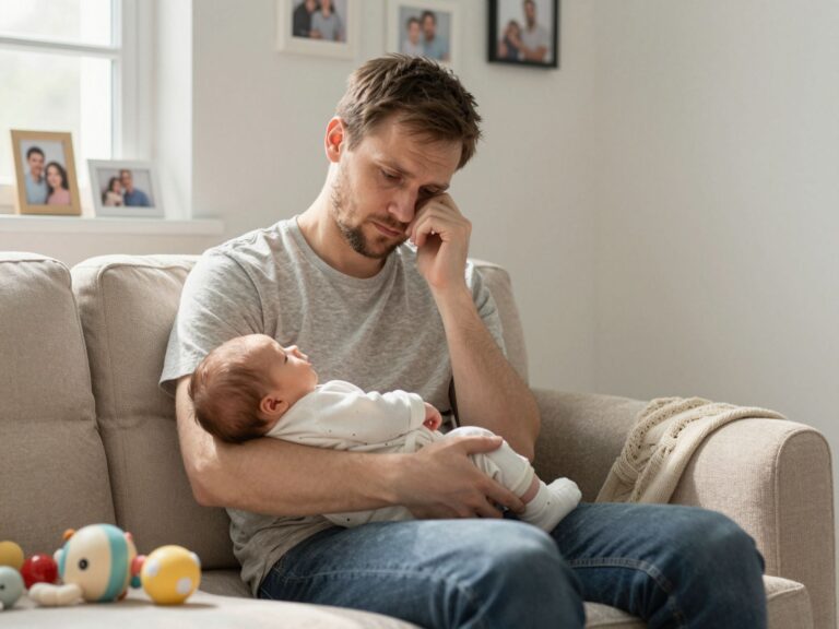 Amikor apa szomorú a baba születése után: tünetek, okok és segítség az apai depresszió esetén