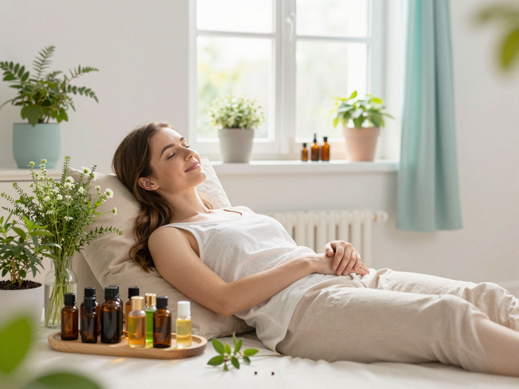 Az illatok és szerek harmóniája segíthet a szülésben.