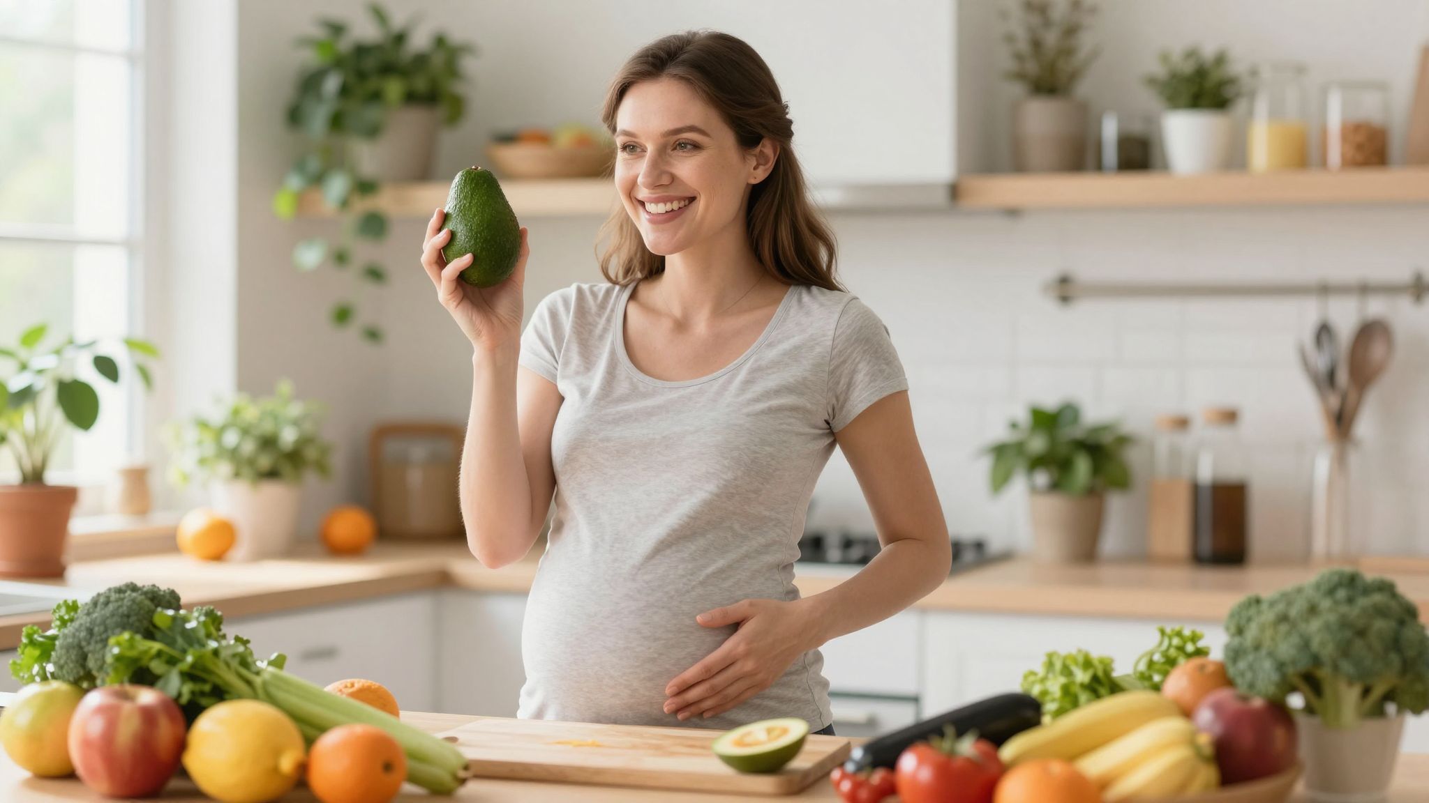 Az avokádó segít a kiegyensúlyozott súlygyarapodásban terhesség alatt.