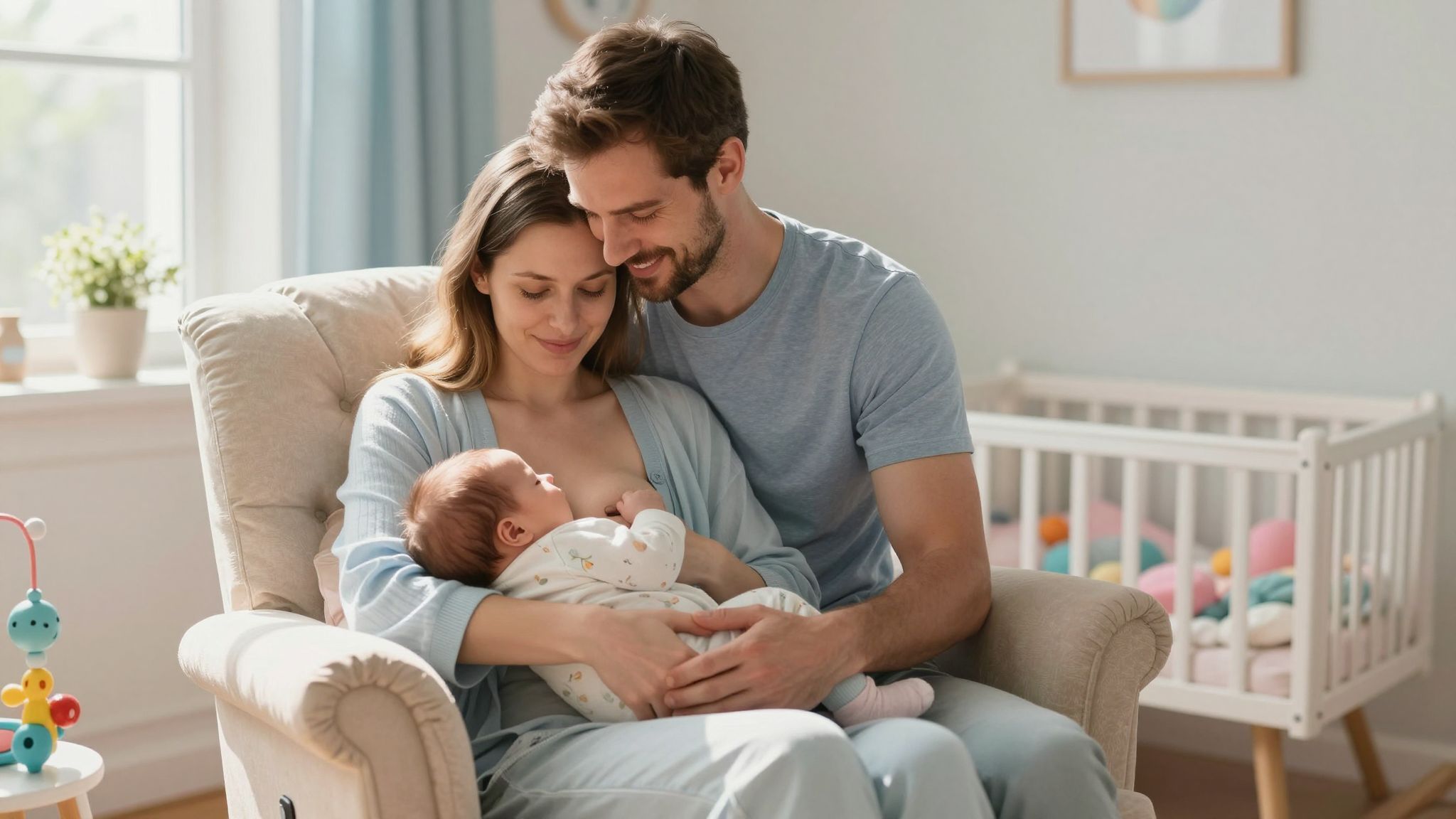 Az apás támogatás növeli a szoptatás sikerességét.