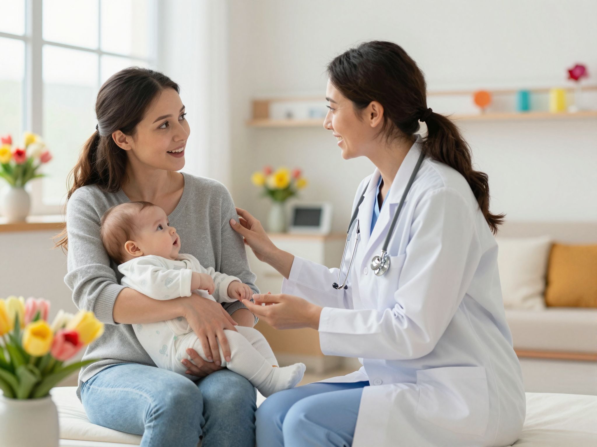 A kommunikáció kulcsfontosságú a szülés során felmerülő kihívásokban.