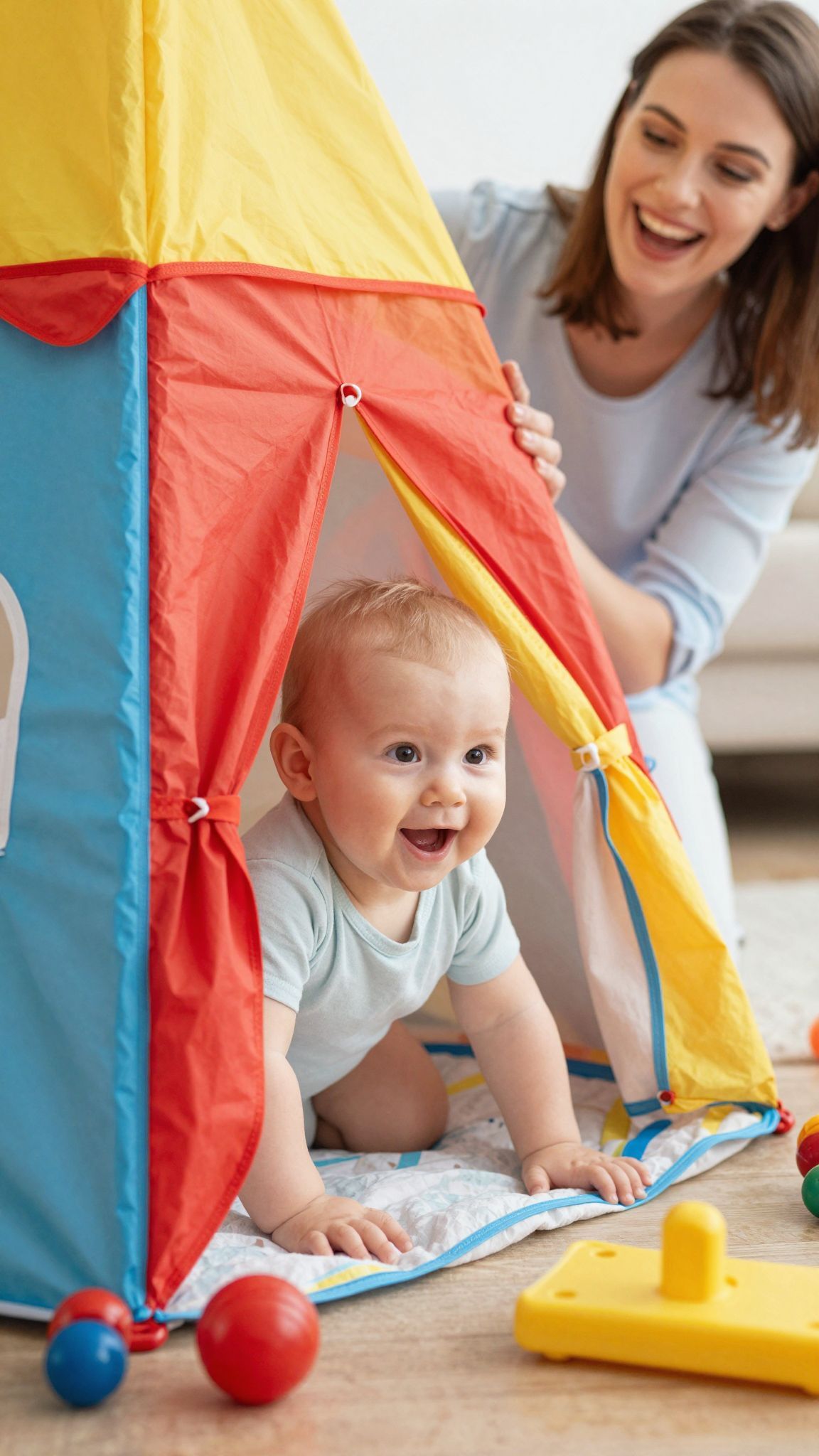 A kukucskálás felerősíti a babák érzelmi élményeit.