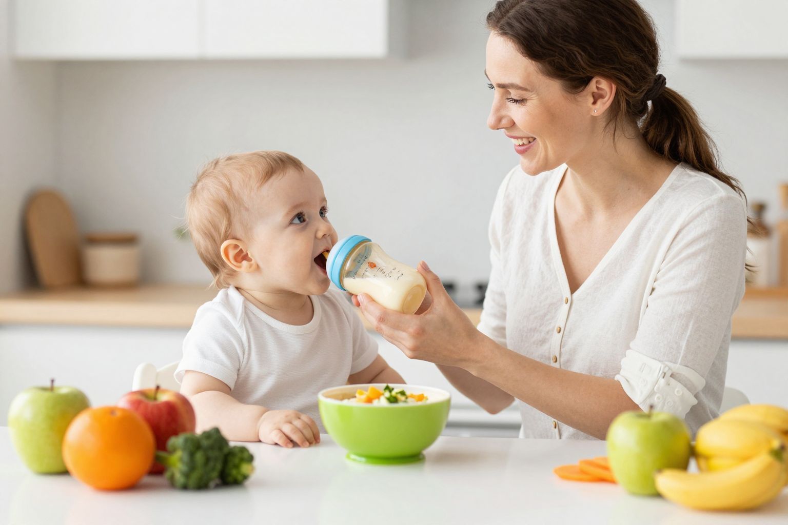 A táplálás hatása a baba emésztőrendszerére jelentős.