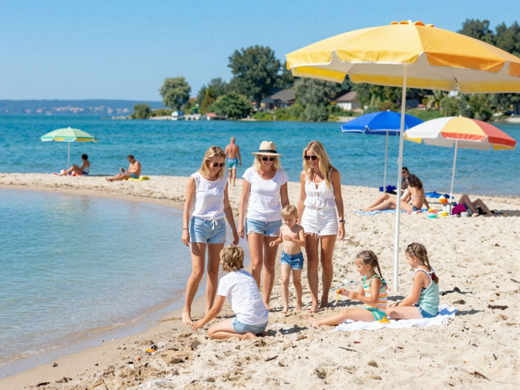 Családi nyaralás a Balatonon? Mutatjuk a top 10 gyerekbarát strandot déli és északi parton