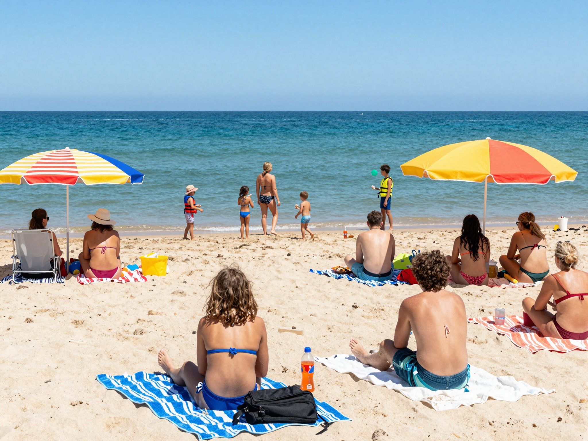 Mindig használj napernyőt és ivóvizet a strandon!