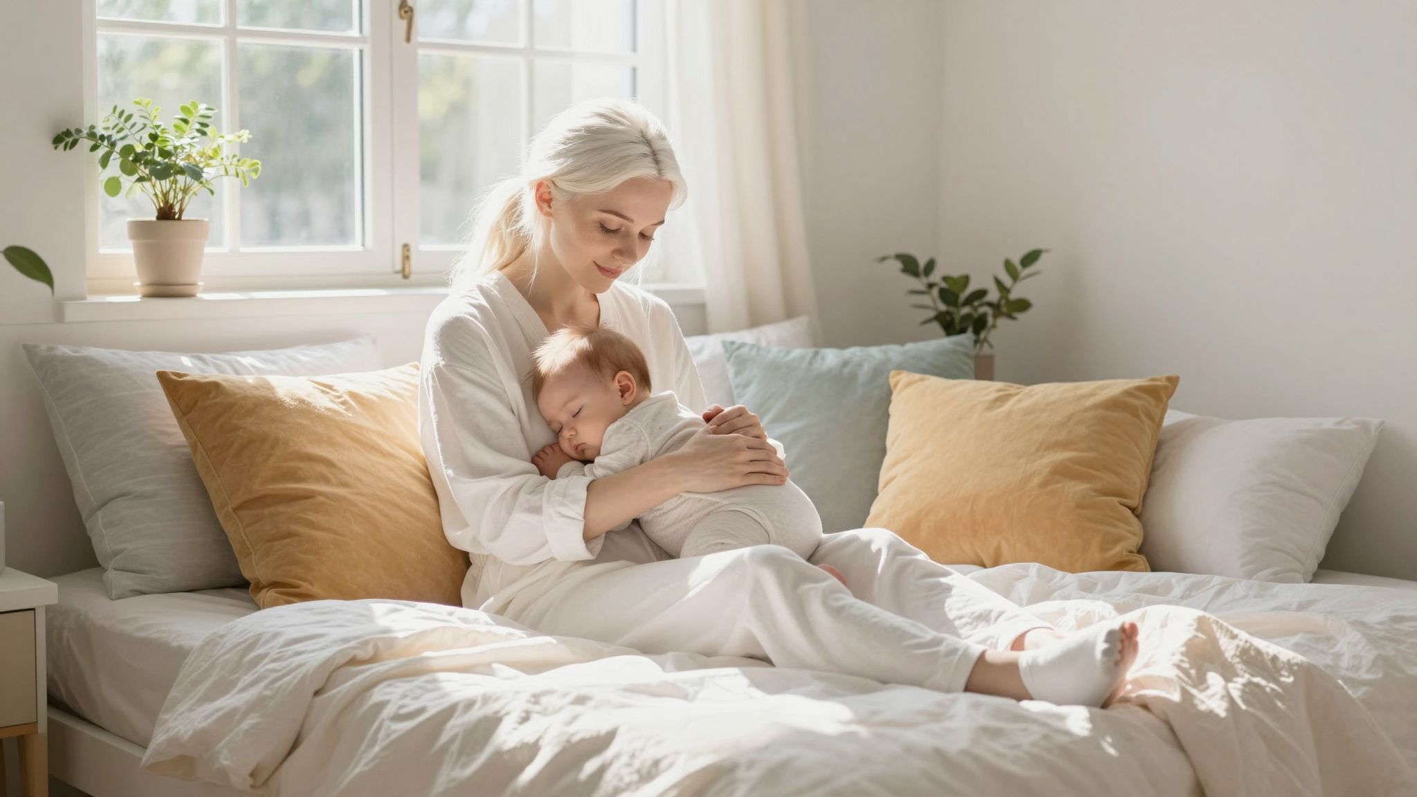 A szoptatás segít a test regenerálódásában és relaxációjában.