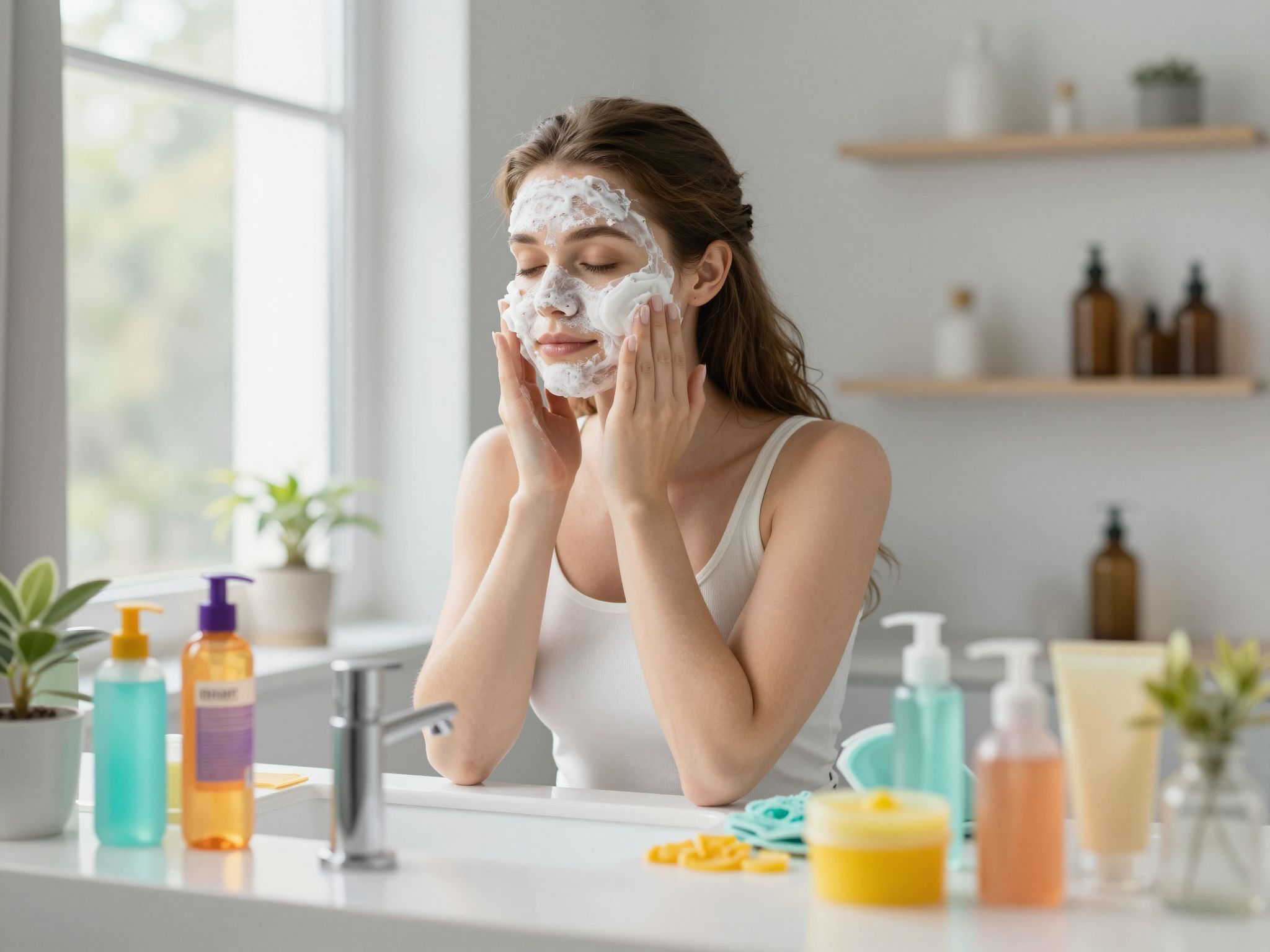 A rendszeres hámlasztás segít a mitesszerek eltávolításában.