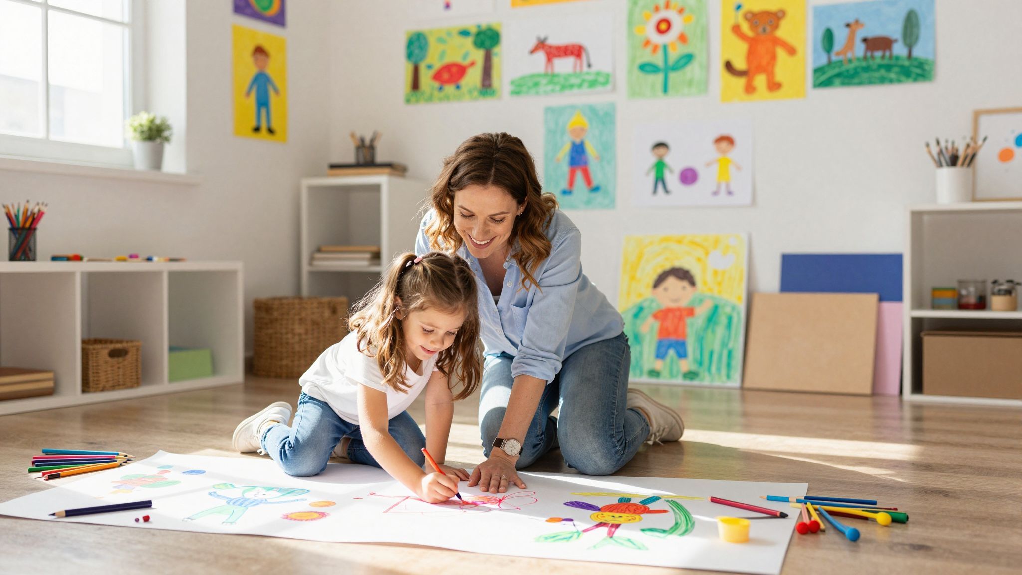 A rajzfejlődésben a szabad kreativitás kulcsfontosságú.