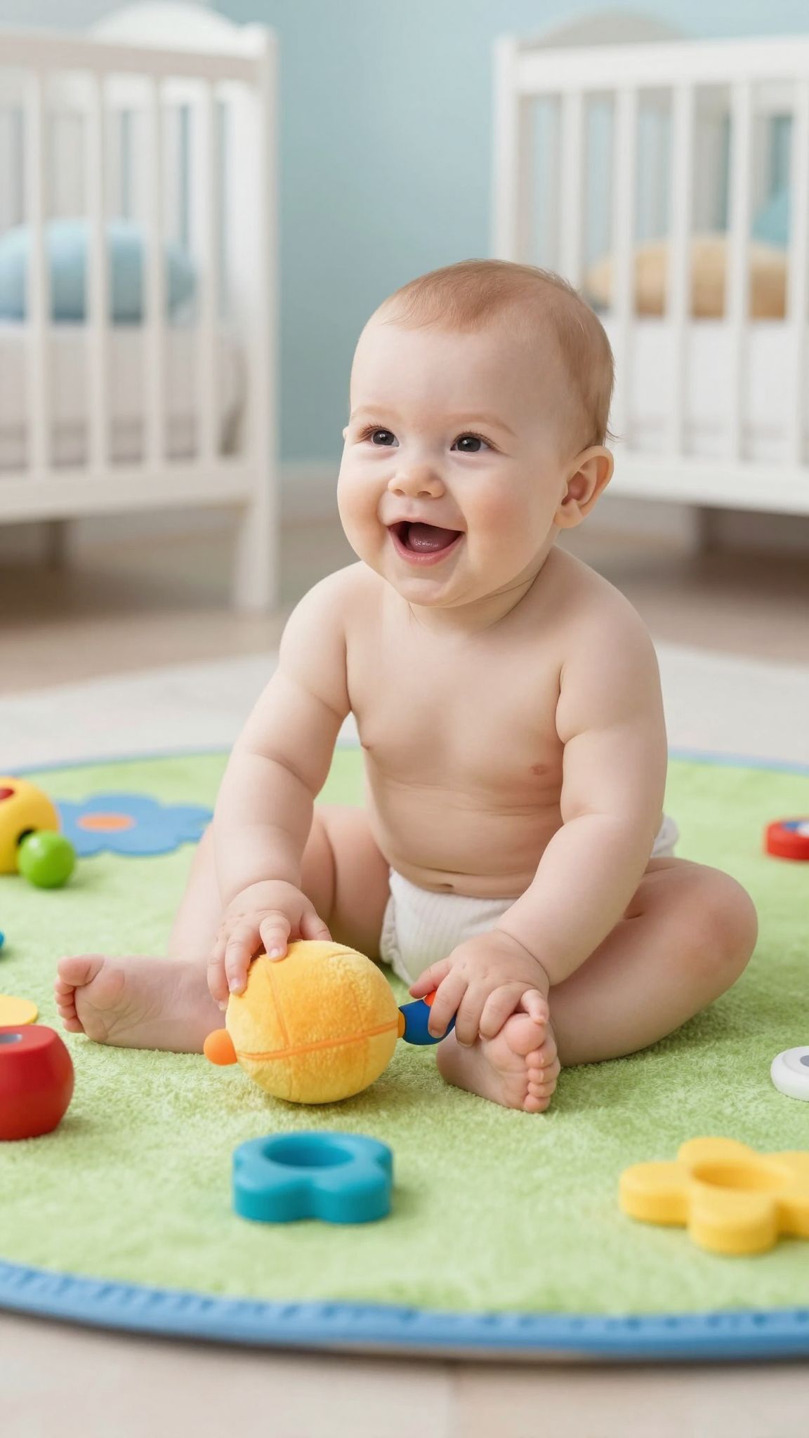 A 9 hónapos csecsemők gyakran mászni kezdenek.