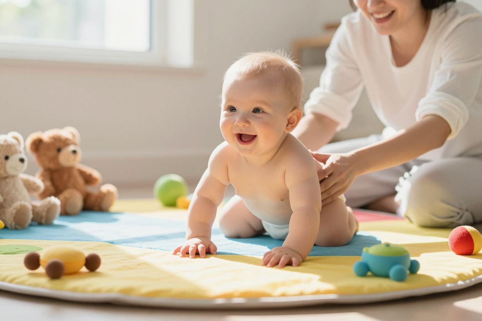 A babák mozgásfejlődése egyedien alakul, ne siessünk!