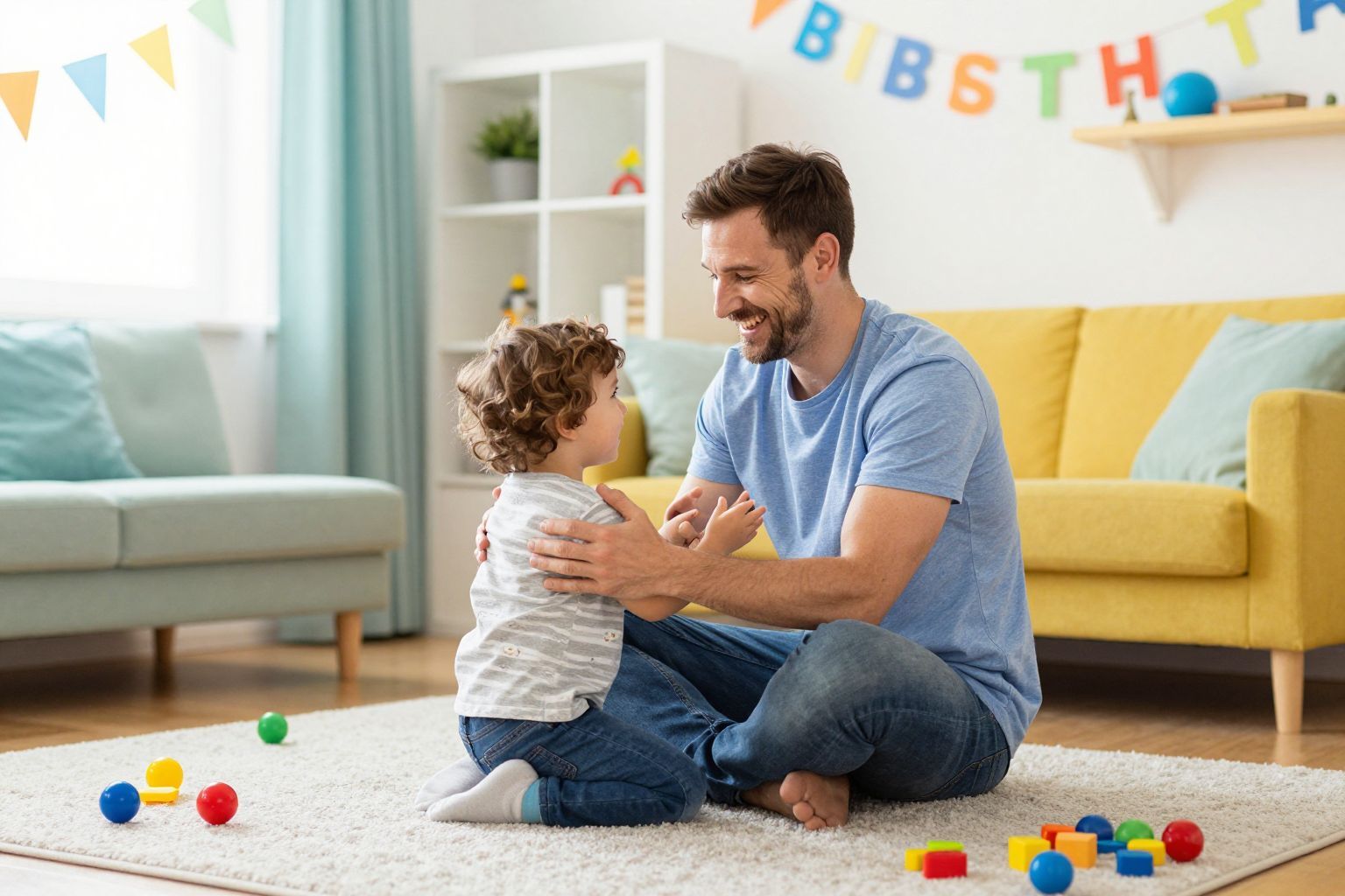 A gyermek érkezése új kihívások elé állítja a férfiakat.