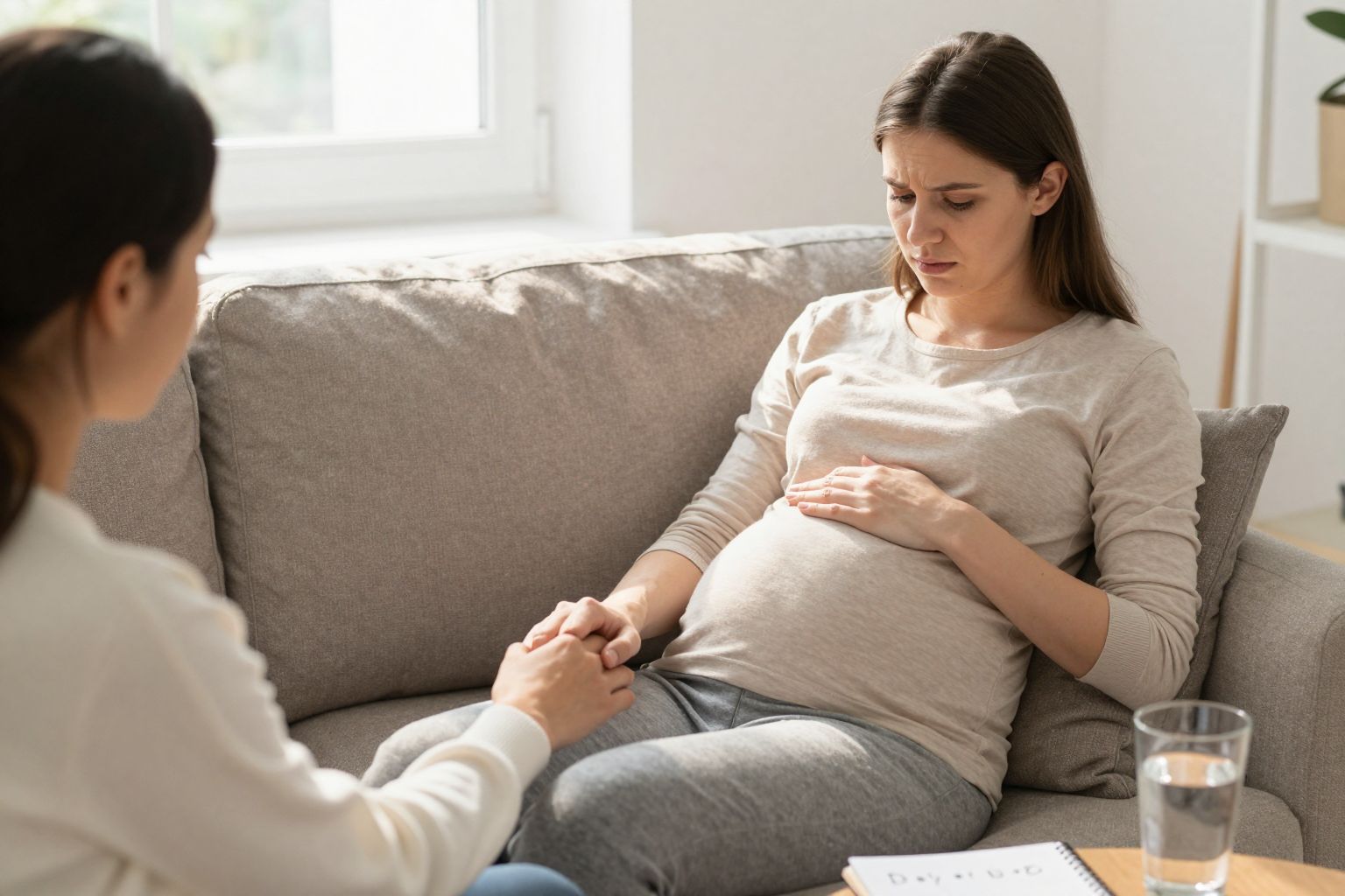 Az elfolyás jelei: folyadék, szín és szag változása.