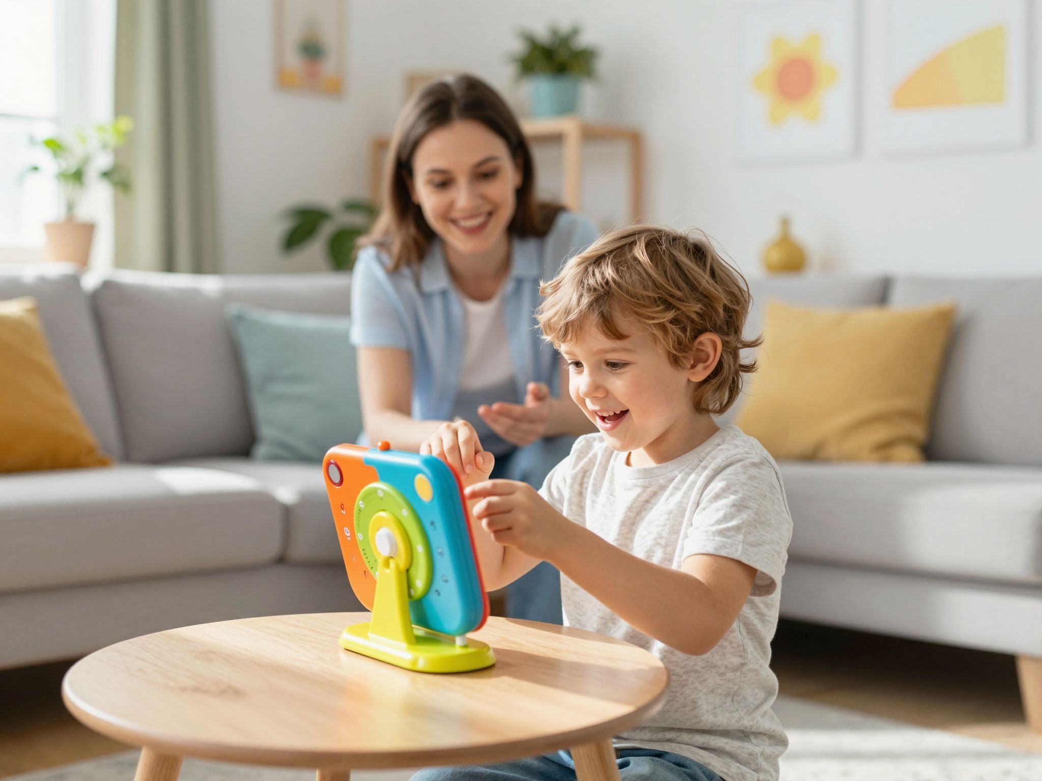 A vizuális időzítő segít a gyerekek időérzékének fejlesztésében.