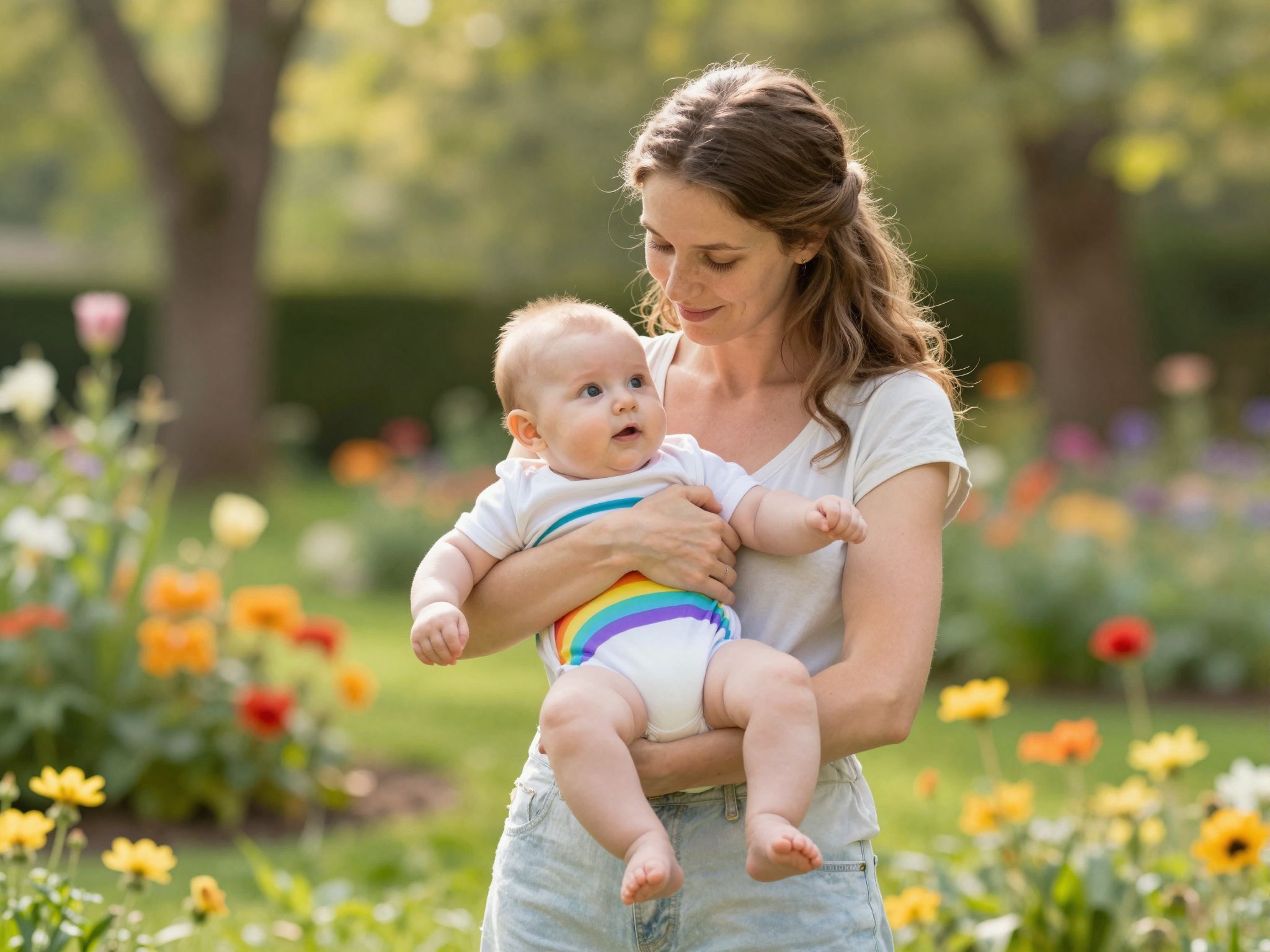 A szivárványbabák a gyász után érkező reményt jelképezik.