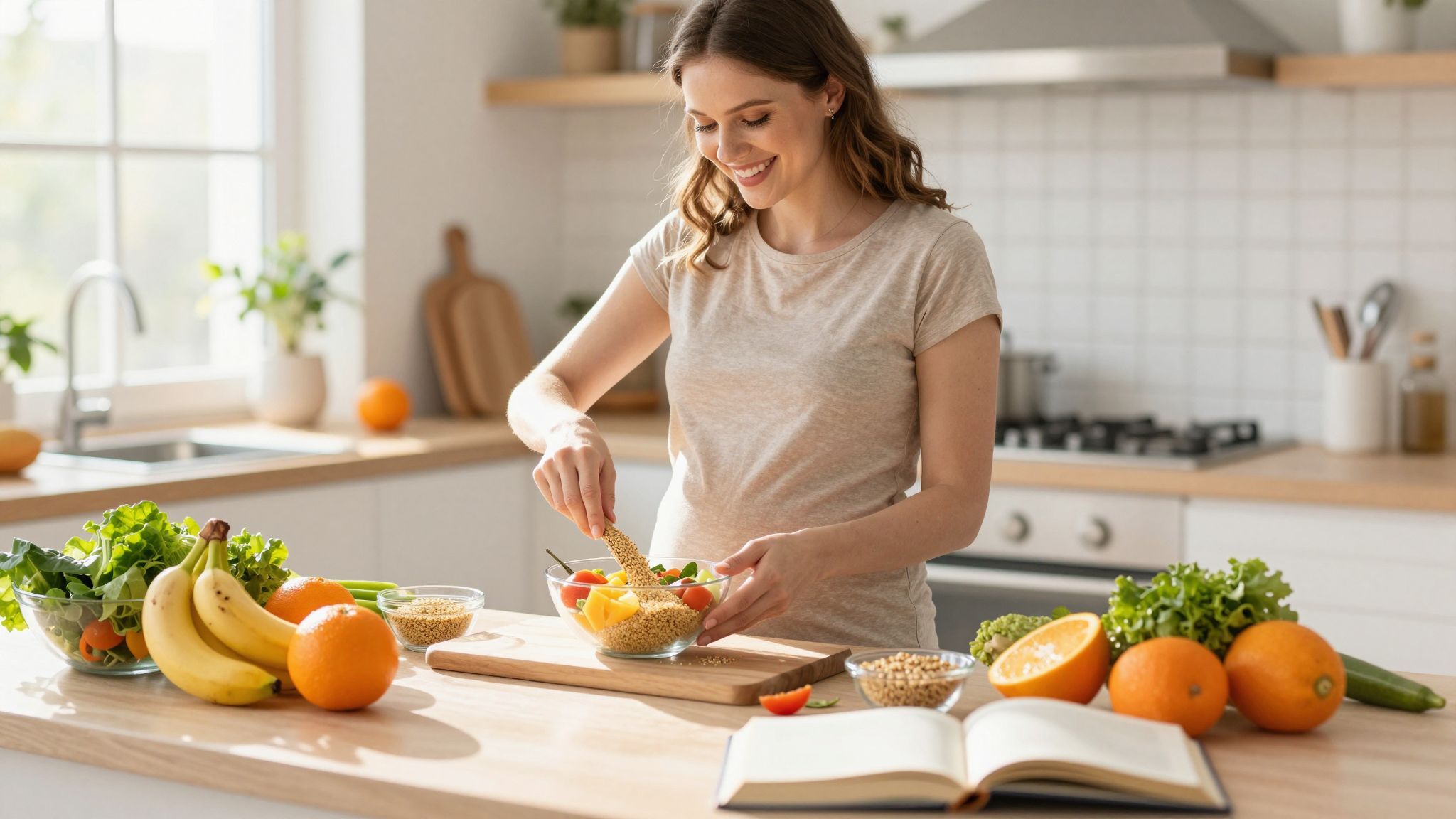 A megfelelő szénhidrátbevitel segíti a magzat egészséges fejlődését.