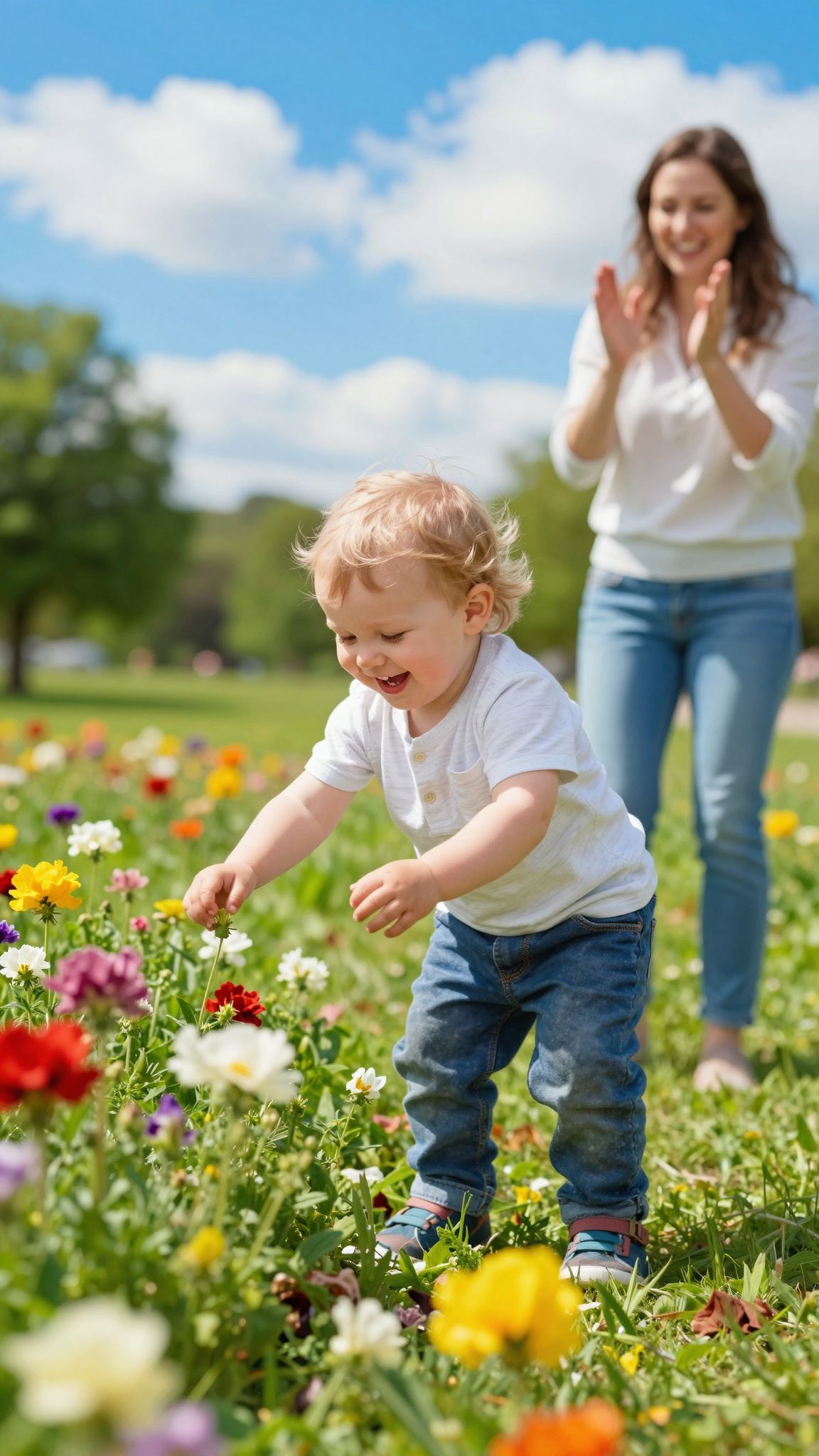 A totyogók a pillanat csodáit fedezik fel.