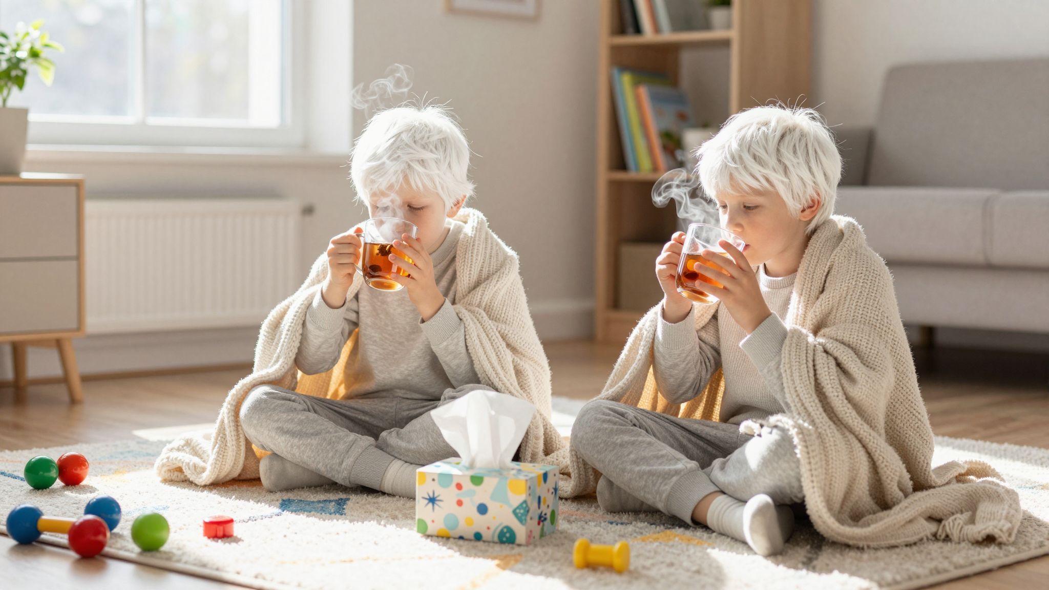 A gyermekek megfázásakor figyeljünk a tünetek súlyosságára!