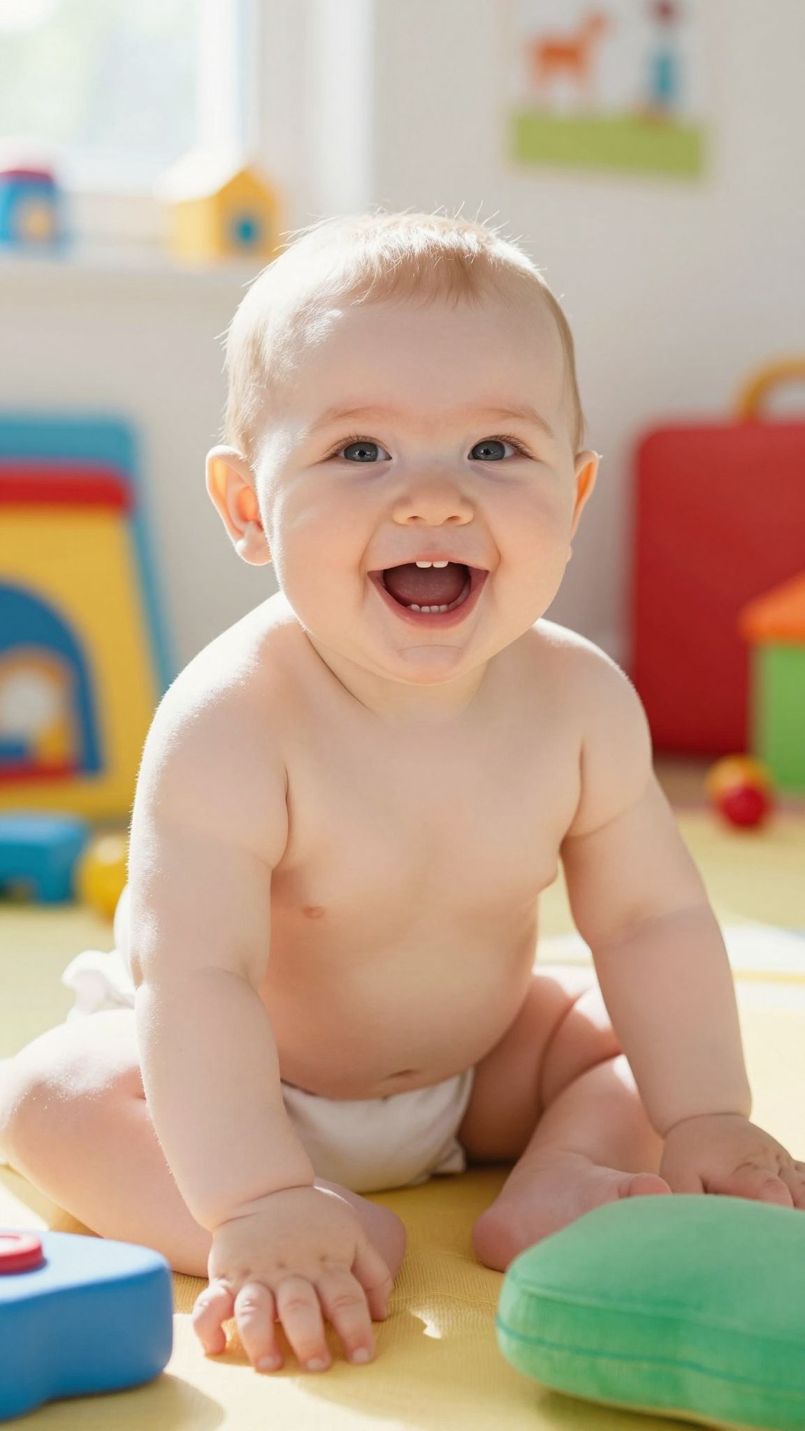 A középső metszőfogak megjelenése fontos mérföldkő a fejlődésben.